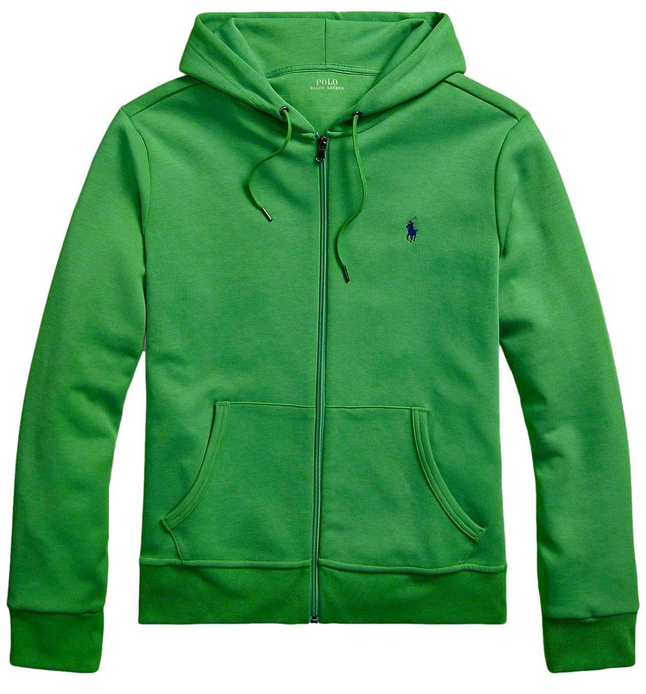 Ralph Lauren Men's Double Knit Tech Fleece Hoodie - Lightweight Warm Pullover for Casual Wear, Gym & Outdoor Activities