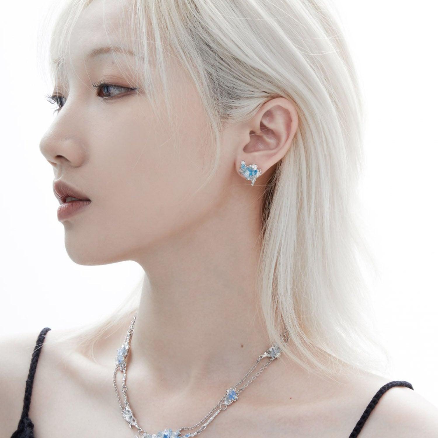 Ice Age 2023 New Crystal Sterling Silver Earrings™ - Elegant Dangle Earrings for Women, Perfect for Parties, Weddings & Everyday Wear