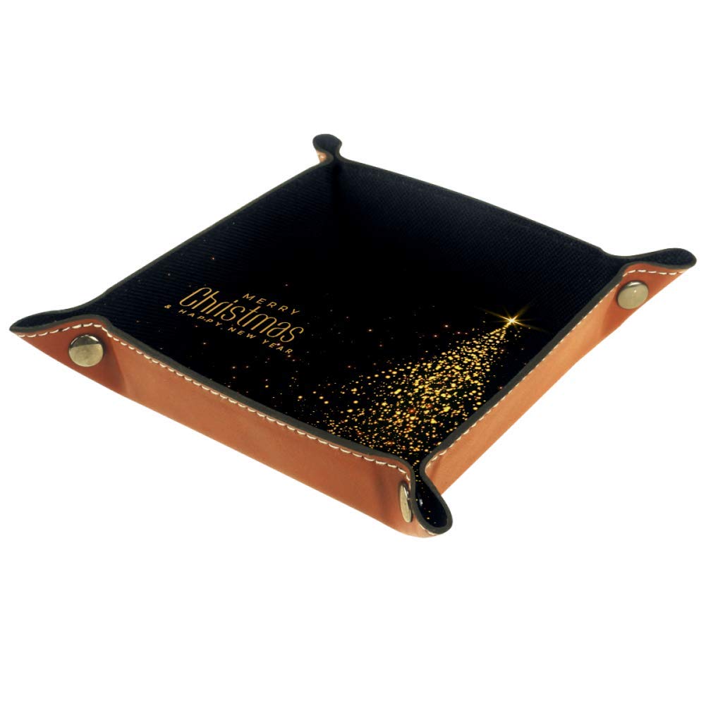 Serenasyoung Desktop Organizer Tray - Multi-Purpose Storage Tray for Jewelry, Coins, Keys | Bedside, Vanity & Dresser Organizer | Perfect for Home Office, Gift Giving & Holiday Decor