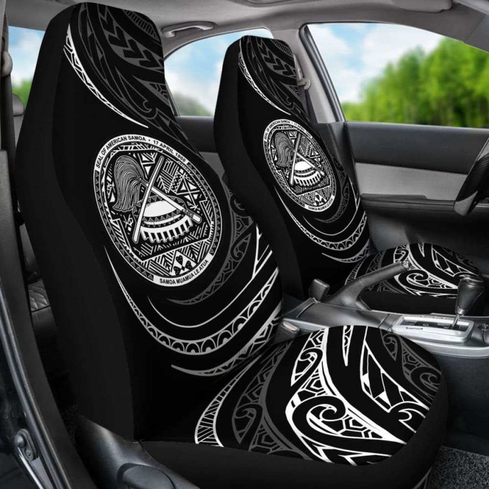 Premium White Frida Style Car Seat Covers for American Samoa - Durable & Stylish Protection for Cars, SUVs, and Trucks