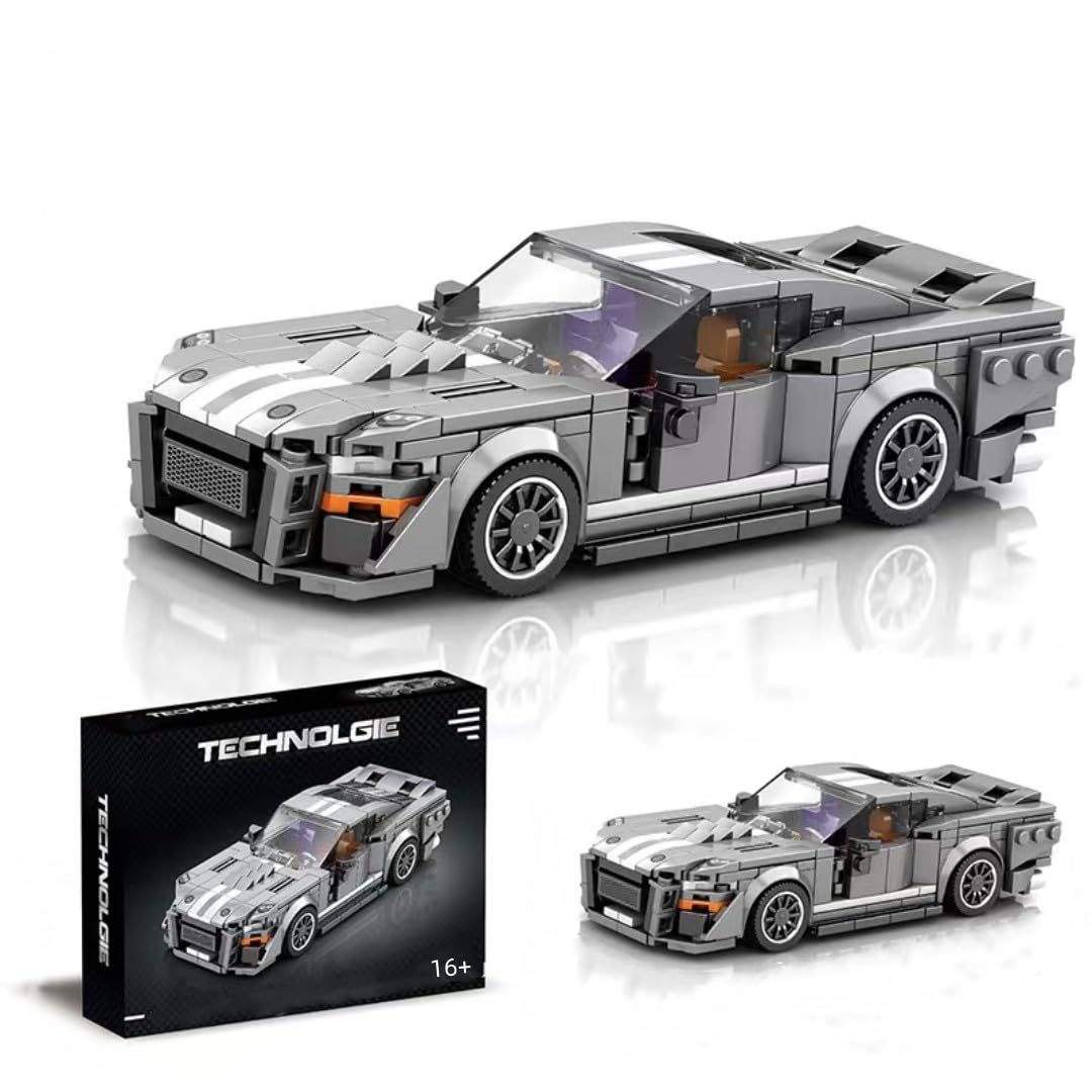 476-Piece Technic Racing Car Building Set - GT & MOC Sports Car Model Kit, Classic Supercar Construction Toy Compatible with Lego (682) | Perfect for STEM Learning, Creative Play & Collector Displays