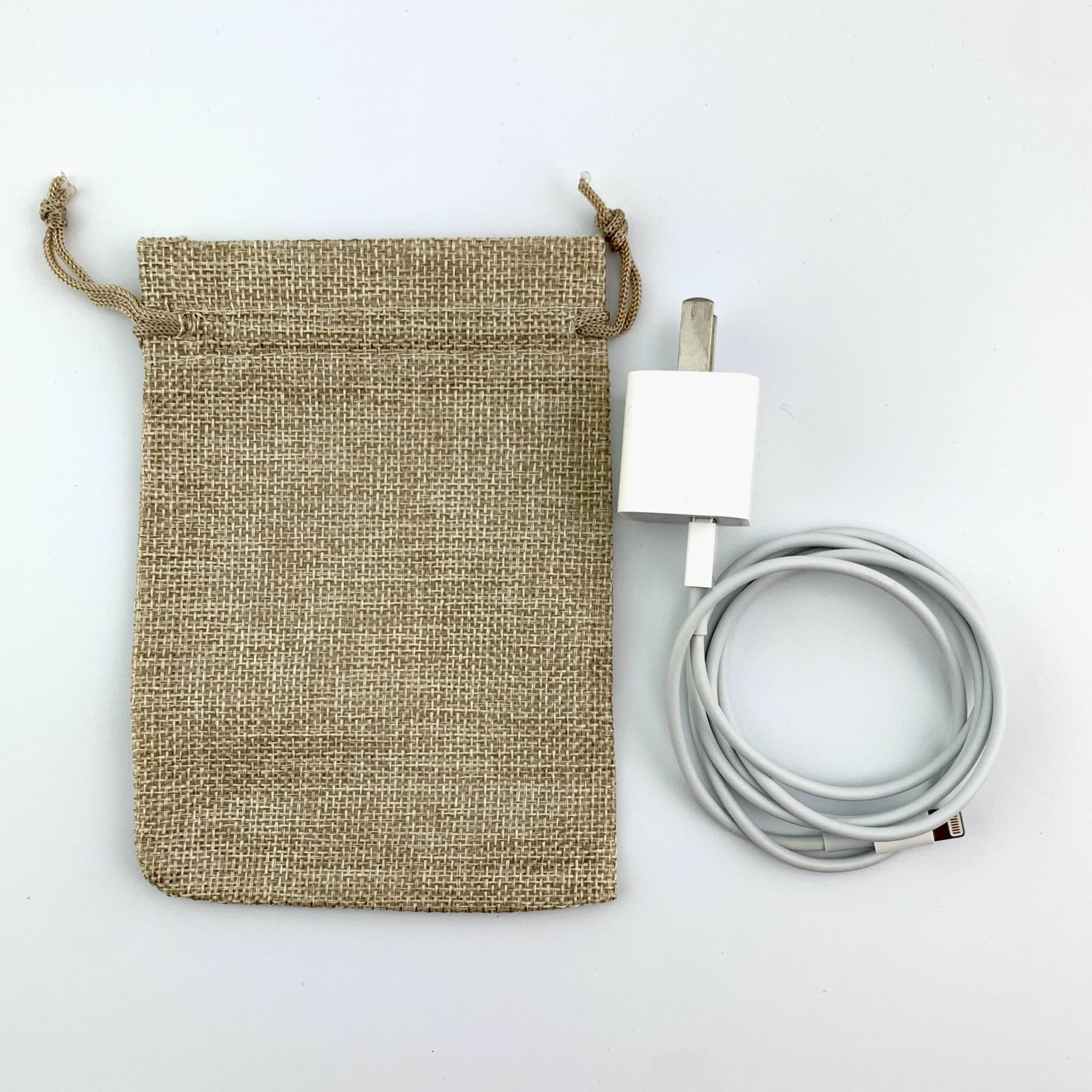 25 Pack Burlap Drawstring Gift Bags - 4x5.6 Inch Royal Blue Linen Jewelry Pouches for Wedding Favors, Birthday Party, DIY Crafts, Treat Bags & Handmade Gifts - Perfect for Jewelry Storage, Party Favors, and Small Gift Wrapping