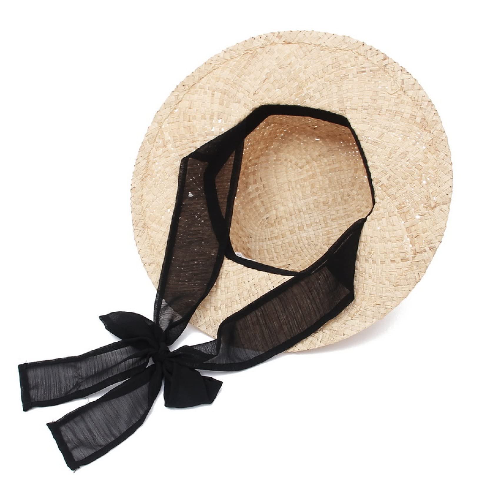 Stylish Hexagon Straw Sun Hat for Men & Women - Breathable Raffia Beach Hat with Wide Brim for UV Protection - Perfect for Summer Outdoor Activities, Vacations, and Beach Trips