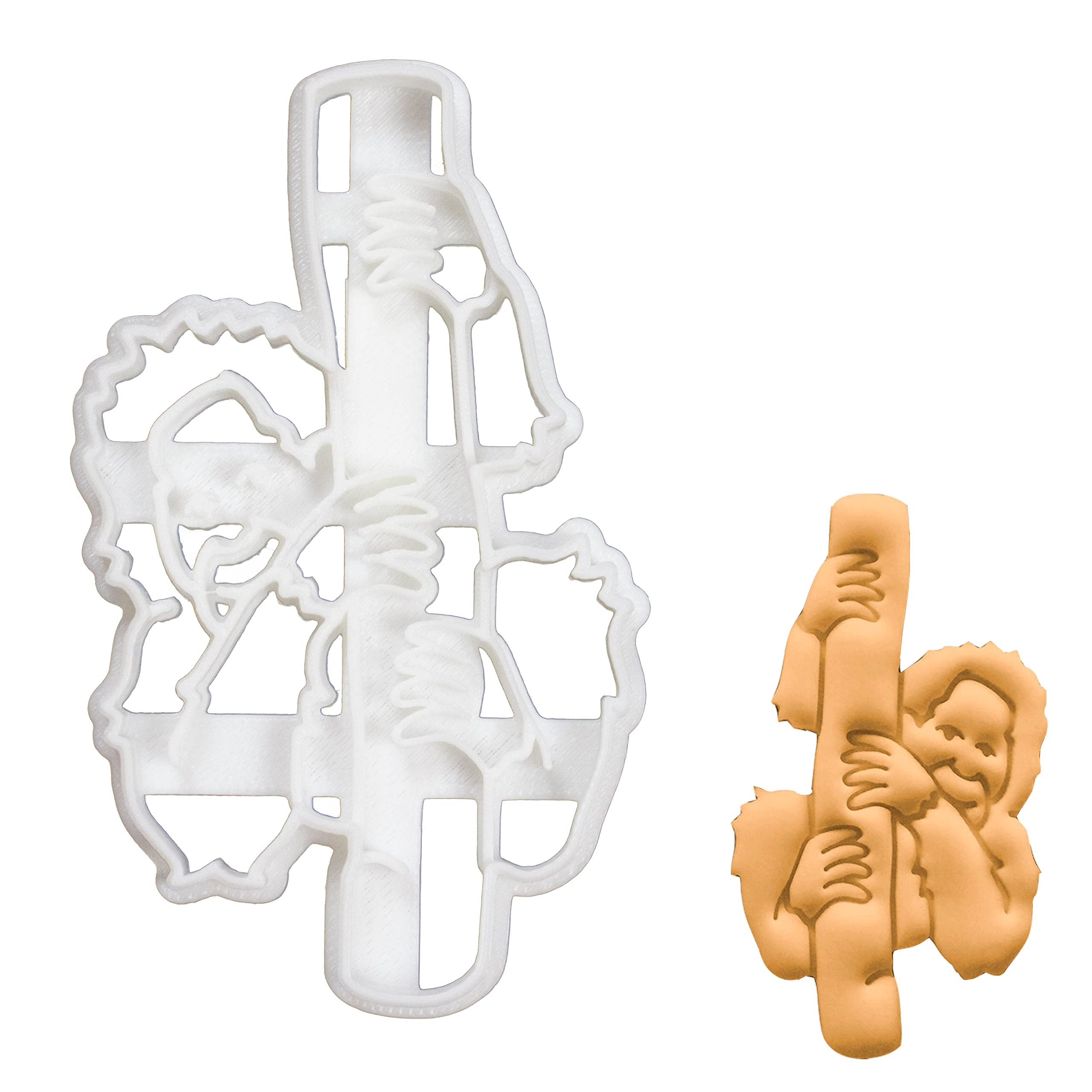 Baby Orangutan Cookie Cutter - 1 Piece Stainless Steel Baking Tool for Sugar Cookies, Fondant & Gingerbread | Perfect for Kids Birthday Parties, Baby Showers & Wildlife-Themed Events