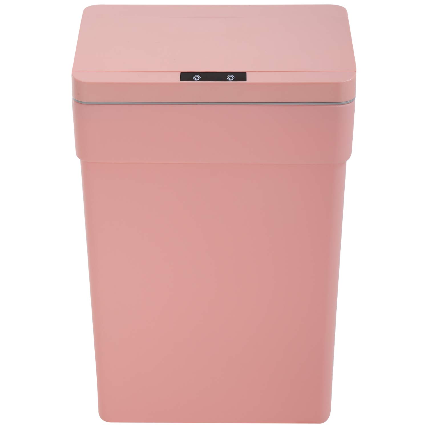 13 Gallon Automatic Touchless Trash Can with Lid - 50L High Capacity Kitchen Garbage Bin for Home, Office, Bedroom & Bathroom | Motion Sensor Hands-Free Operation (Black/Pink) - Perfect for Hygienic Waste Disposal in Kitchens, Bathrooms & Workspaces