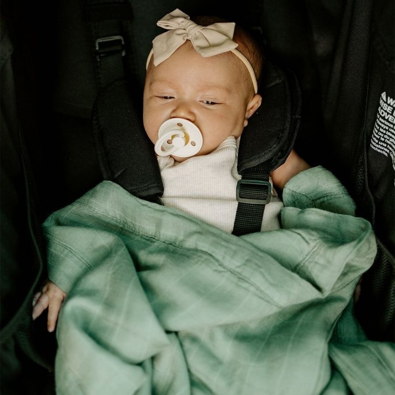 Premium Soft Muslin Baby Blanket - Breathable & Lightweight for Newborns, Swaddling, Nursing, and Stroller Use - Perfect Baby Shower Gift