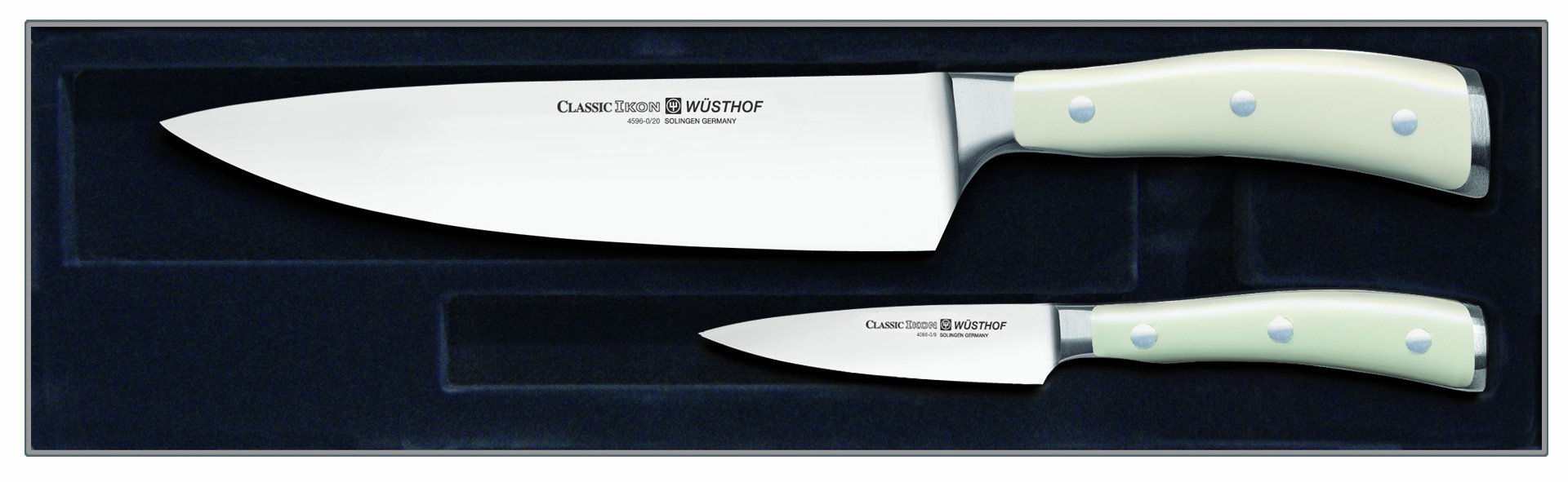 Wusthof Classic Ikon Creme 2-Piece Starter Knife Set - High-Quality German Kitchen Knives for Home Chefs & Cooking Enthusiasts | Perfect for Slicing, Dicing & Food Prep