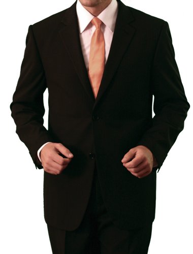 Stylish Men's 2-Button Slim Fit Black Suit Set - Perfect for Weddings, Business Meetings & Formal Events | Premium Tailored Blazer & Pants