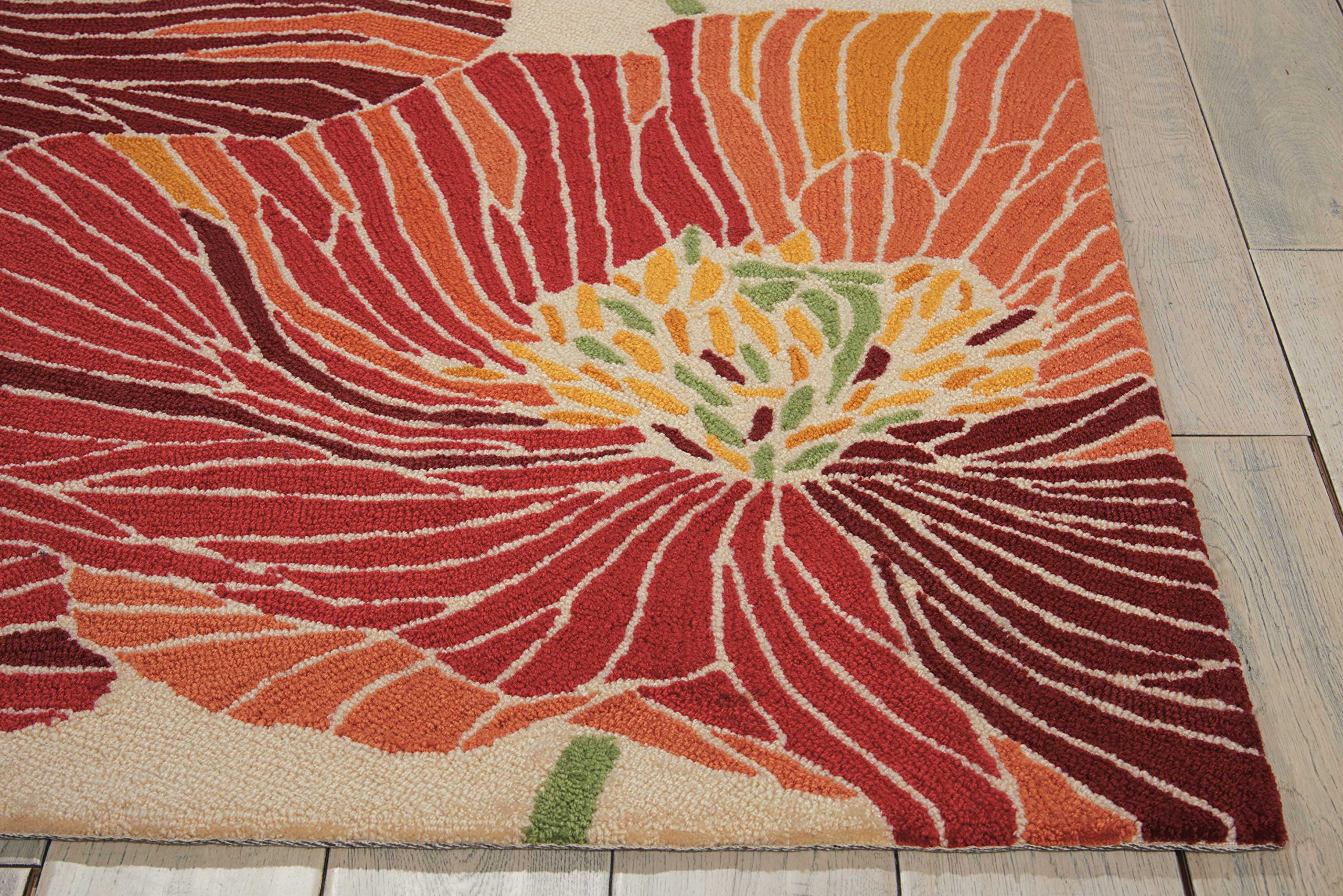Nourison Fantasy Floral Sunset 3'6