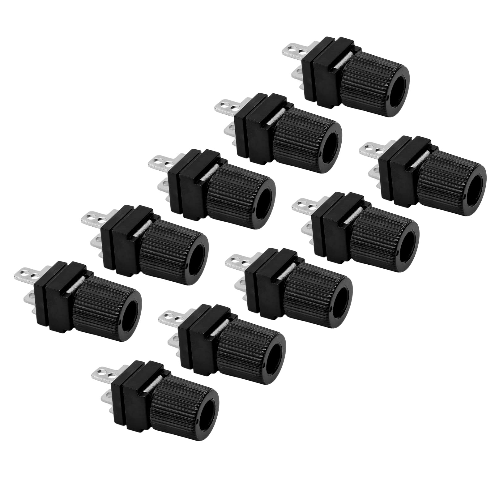 Gaeirt M4 Inverter Power Terminal Block - Easy Installation for Industrial & Electronic Equipment (Black) - Perfect for Wiring & Electrical Projects