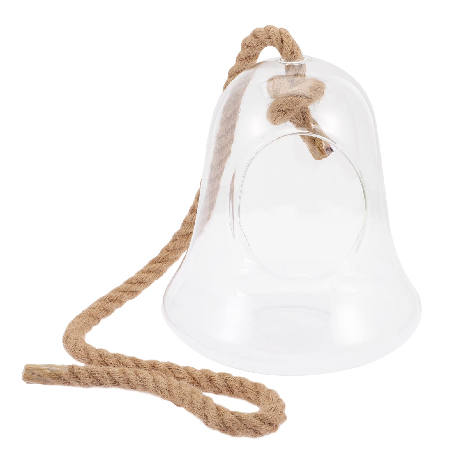 YARDWE Moss Terrarium Kit - Bell-Shaped Glass Container for DIY Mini Garden, Home Decor, Office Desk & Gift Idea