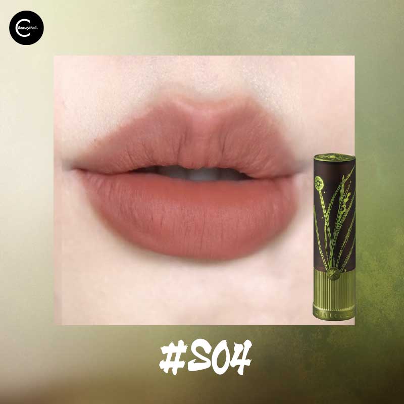 GIRLCULT Herbal Compendium Series Love Whisper Lipstick - Vegan & Moisturizing Matte Lip Color for Women, Long-Lasting & Non-Drying, Perfect for Date Night & Everyday Wear