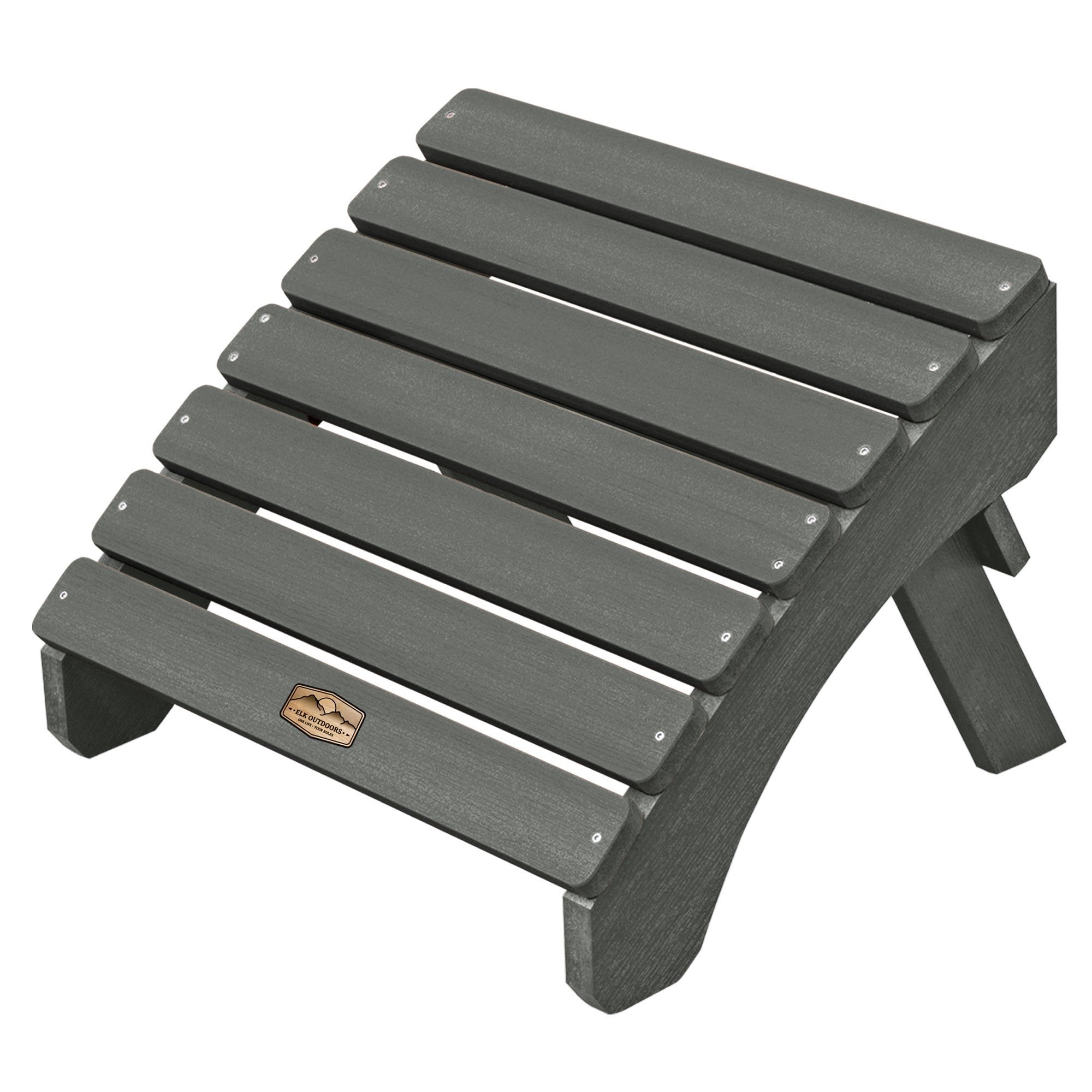 Comfortable Folding Adirondack Chair with Ottoman - Perfect for Patio, Garden, and Outdoor Relaxation