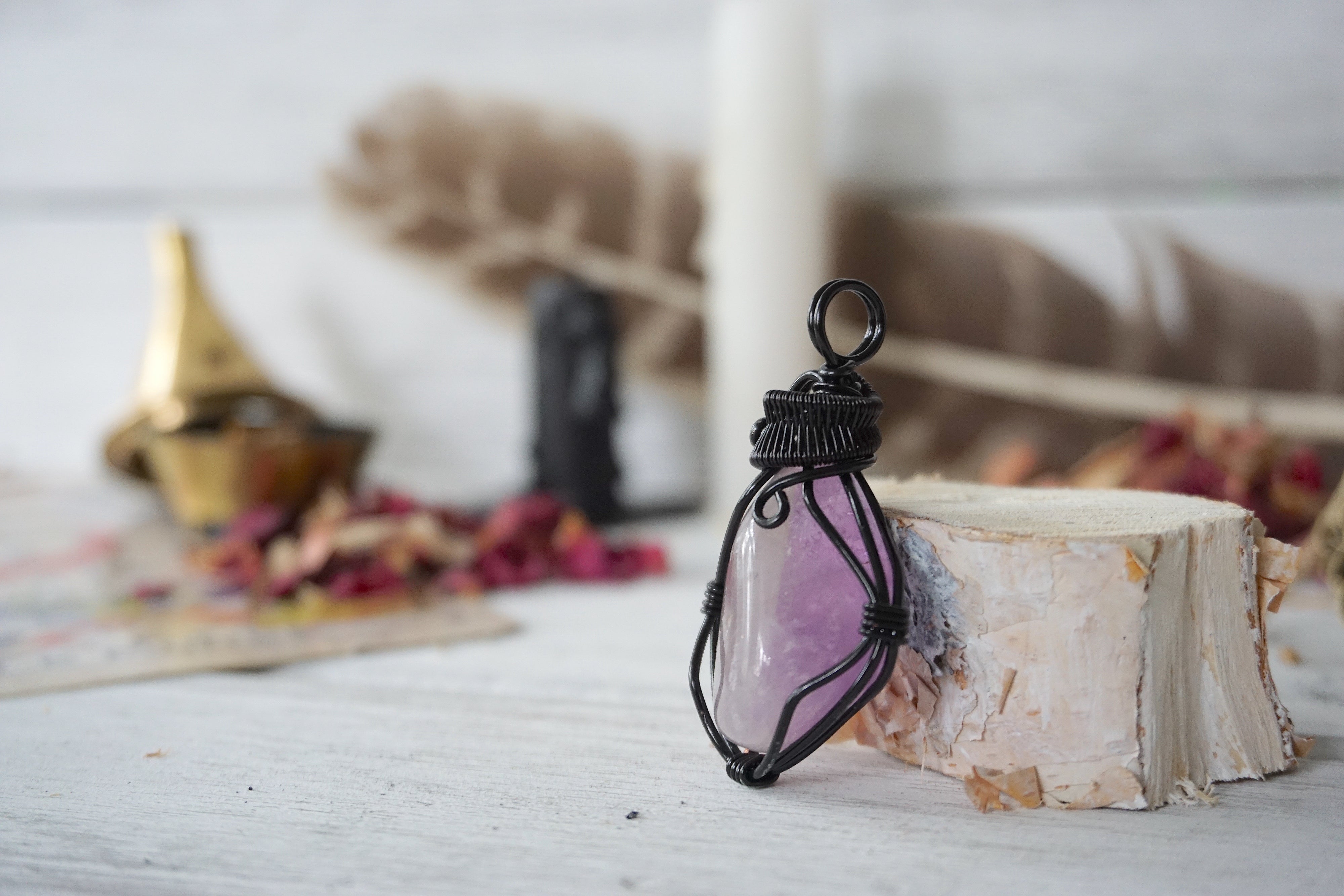 AURA FOUNDATION COLLECTION - Genuine Amethyst Crystal Necklace for Women, Healing Stone Jewelry for Meditation, Yoga & Spiritual Protection | Elegant Purple Gemstone Pendant Gift for Her