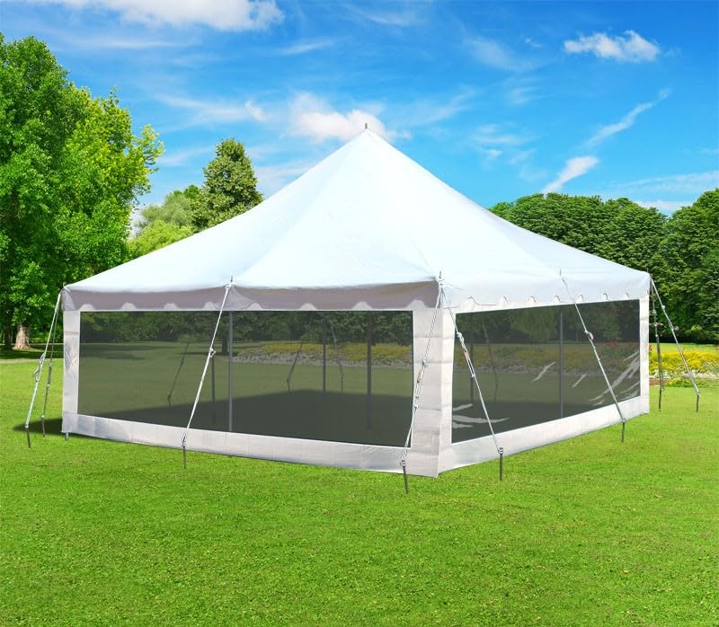 Heavy Duty 7' x 20' Clear Vinyl Tent Sidewall - Waterproof Translucent Canopy Wall for Party Tents & Outdoor Events - Perfect for Weddings, Picnics, and Camping (Tent Not Included)