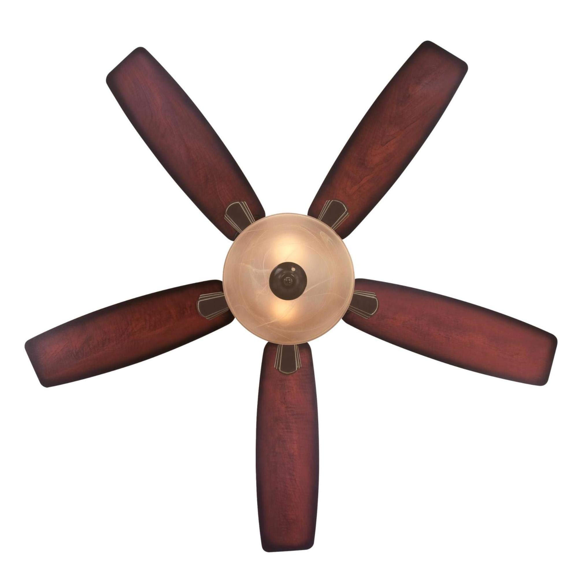 Westinghouse 7230600 52 Inch Sumter Indoor Ceiling Fan with Light Kit, Classic Bronze Finish - Perfect for Living Room, Bedroom & Home Office