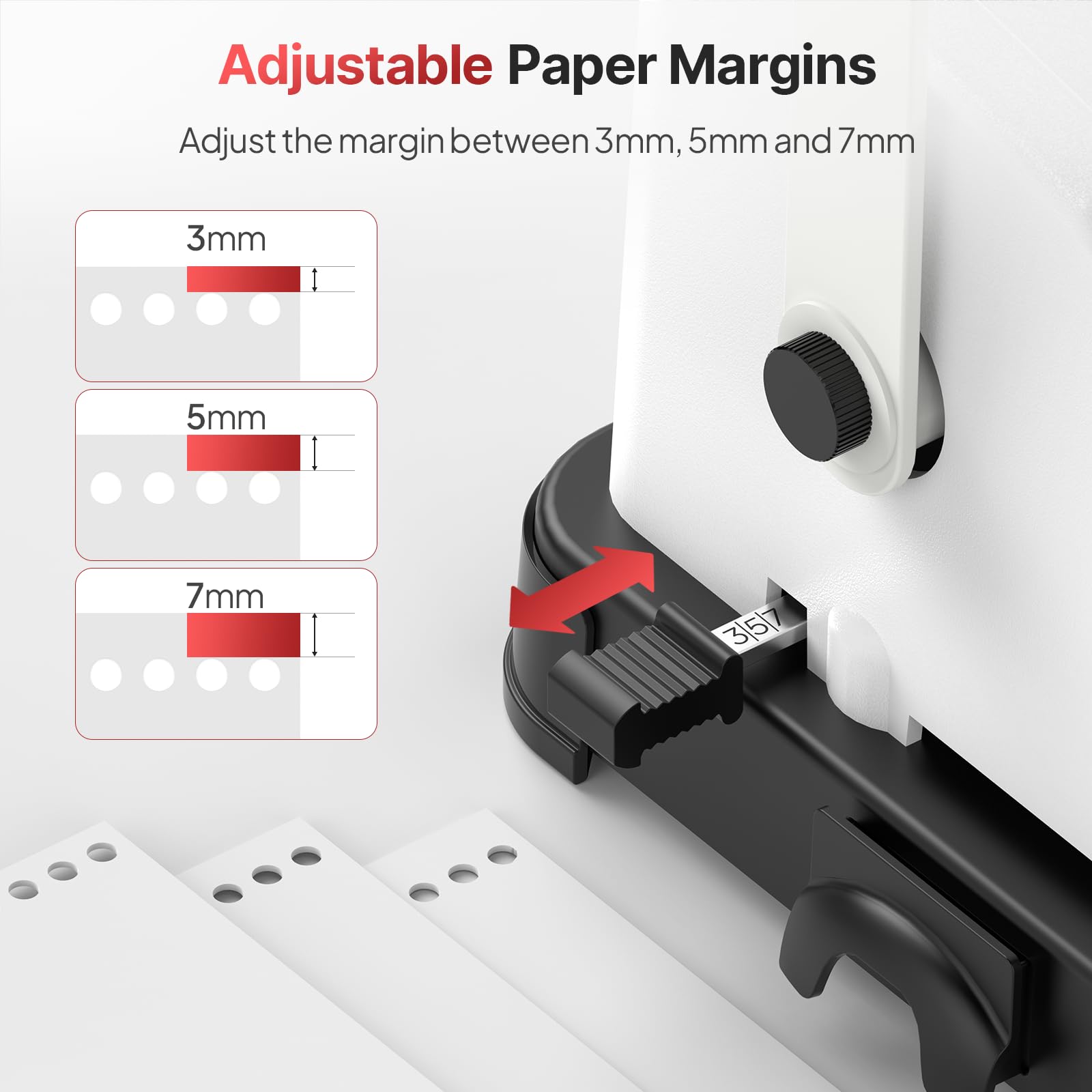 Professional Spiral Coil Binding Machine with Electric Coil Inserter - 46 Hole Punch Binder for Books, Notebooks & Documents | Perfect for Homeschooling, Office & Craft Projects | White