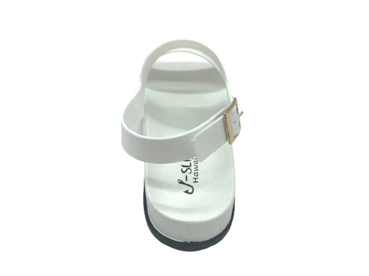 J-Slips Women's Adjustable Buckle Sandals - Comfortable Summer Casual Sandals for Beach, Walking & Outdoor Activities | Elegant Sandalias for Women