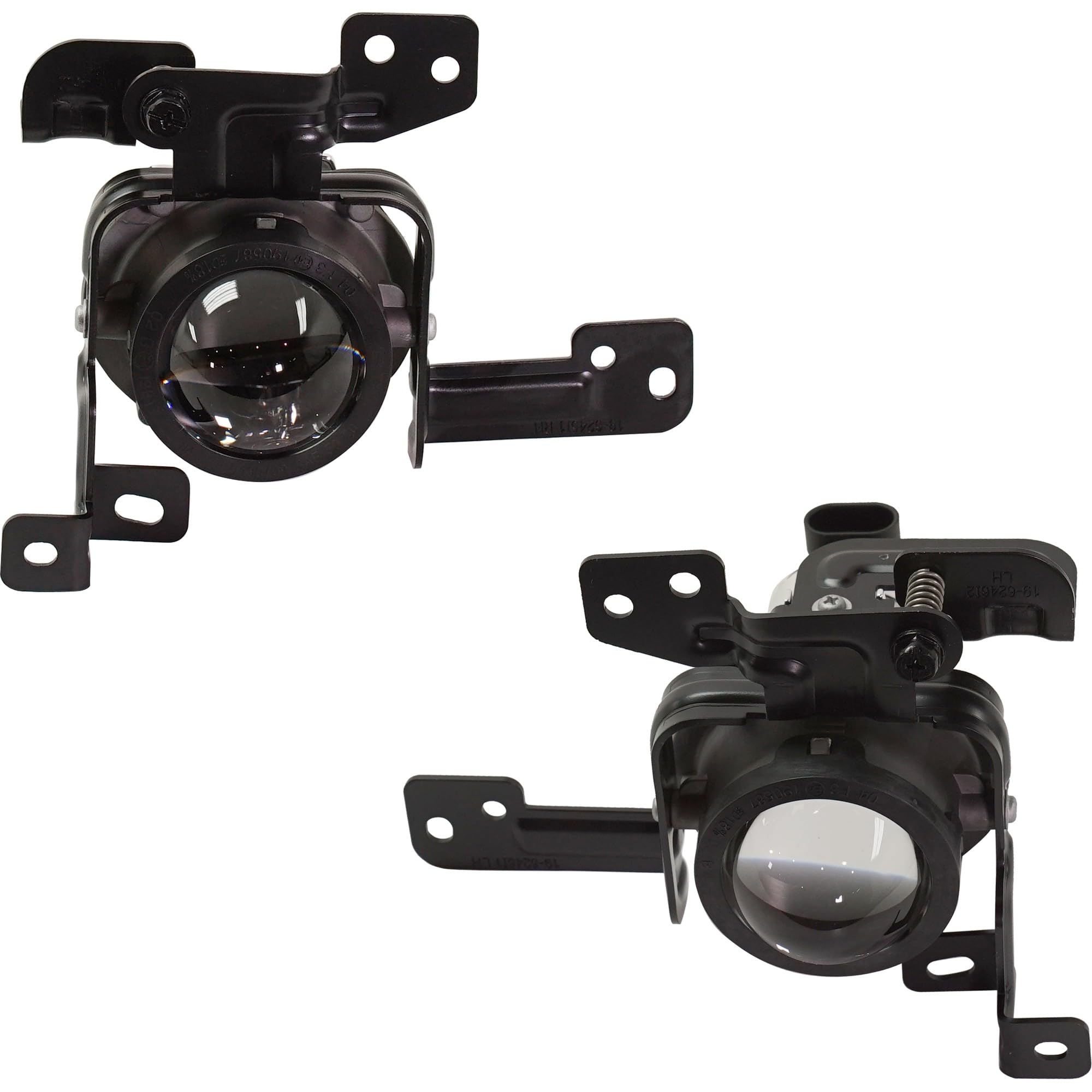 Go-Parts - Kia Soul 2020-2022 Front Fog Lights Assembly Pair (Left Driver & Right Passenger) - Halogen Replacement Lights for Improved Night Visibility - Perfect for Off-Road Driving and Inclement Weather Conditions