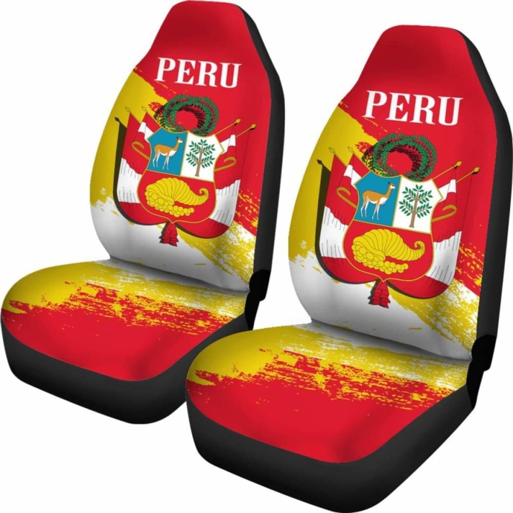 Premium Peru Special Car Seat Covers - Universal Fit for Most Vehicles (7-Piece Set) - Durable & Stylish Protection for Cars, SUVs, Trucks - Perfect for Road Trips, Daily Commute & Outdoor Adventures