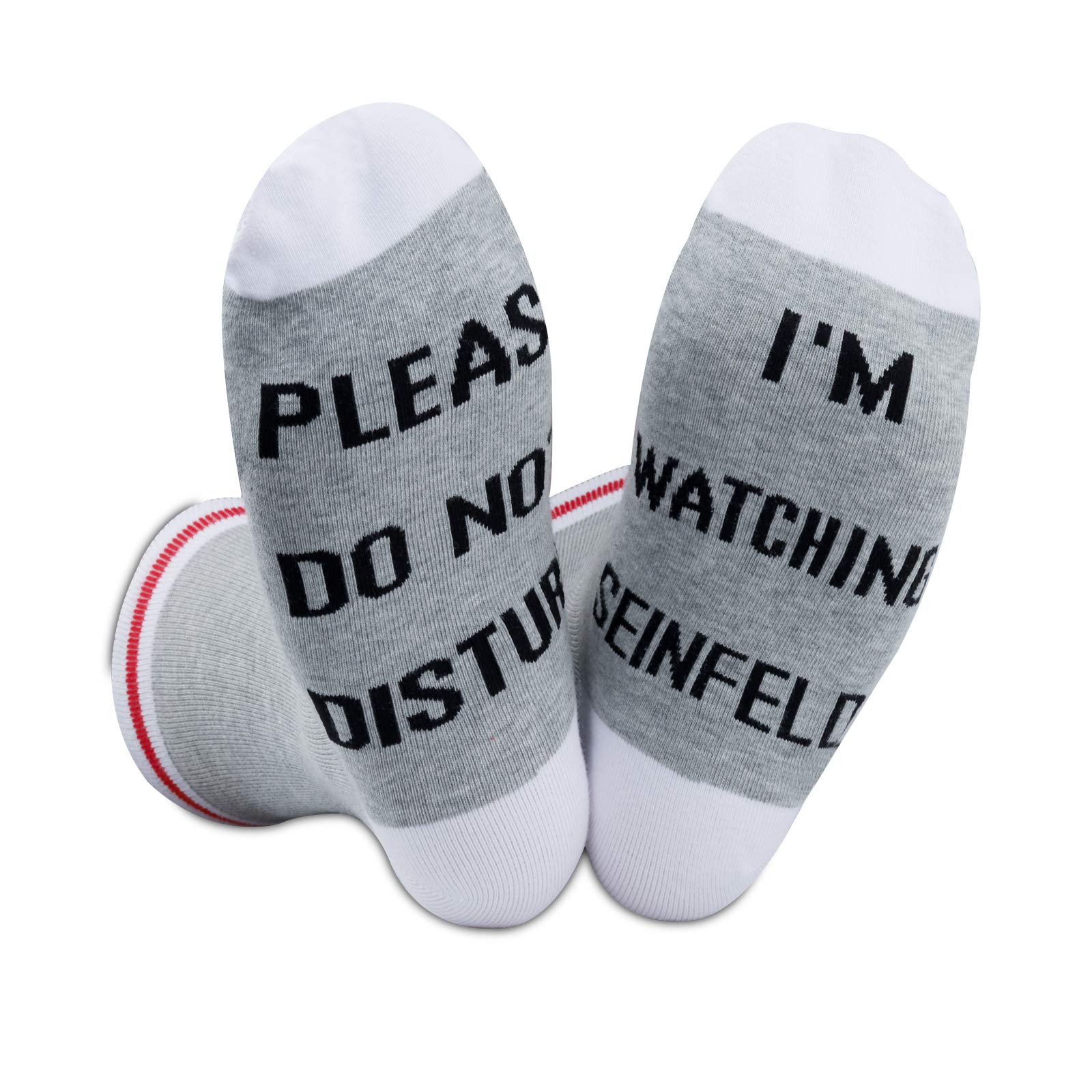 GJTIM 2-Pack Classic TV Show Themed Novelty Socks - Perfect Gift for TV Lovers & Best Friends - Great for Cosplay, Gag Gifts & Everyday Wear
