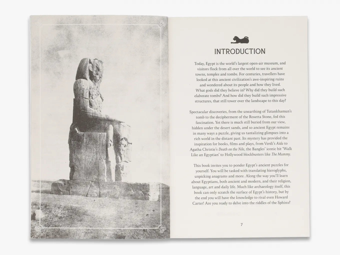 The Sphinx Riddle Puzzle - Ancient Egyptian Mythology Brain Teaser for Adults & Kids - Perfect for Game Nights, Classroom Activities & Gift Giving