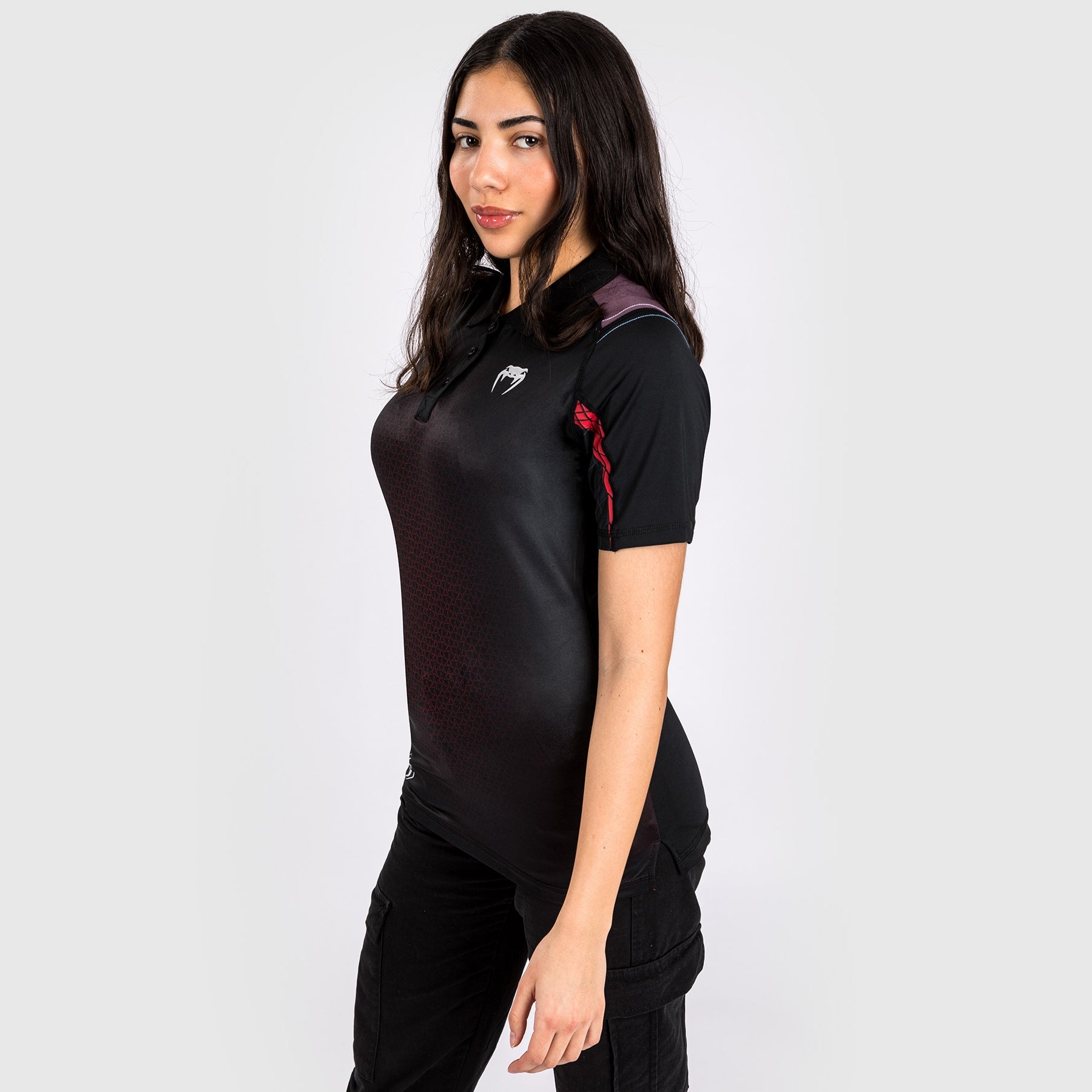 Venum x Dodge Banshee Women's Dry Tech Polo Shirt - Moisture Wicking Performance Top for Fitness, MMA & Active Lifestyle