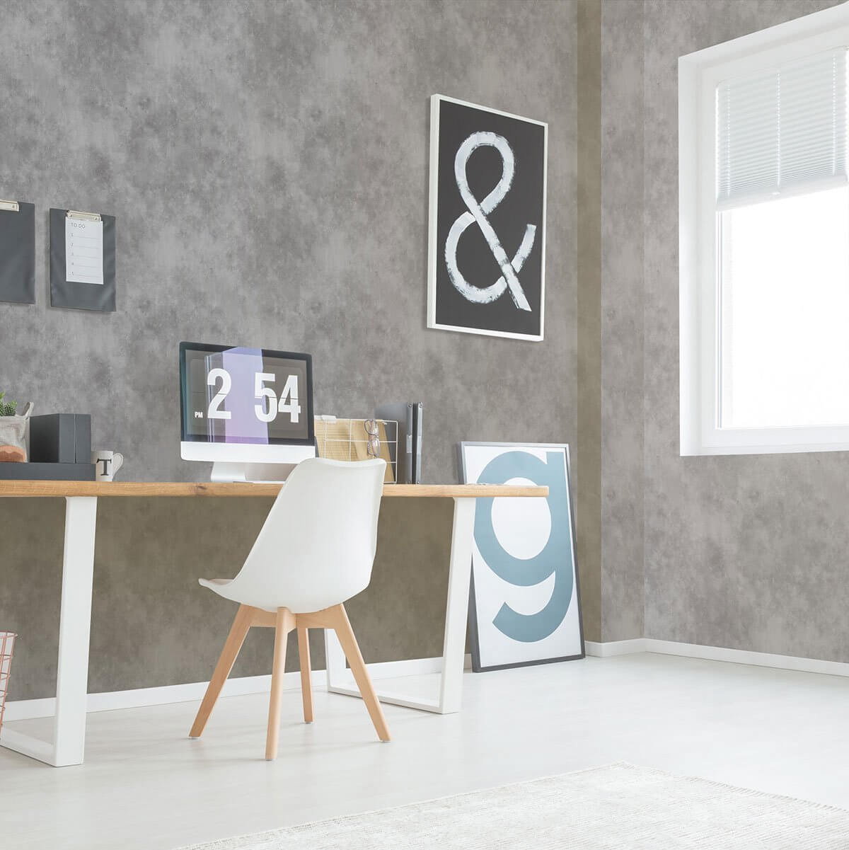 White and Grey Faux Marble Peel and Stick Removable Wallpaper - Self-Adhesive Wall Covering for Kitchen Backsplash, Bathroom, Bedroom, and Home Office Decor