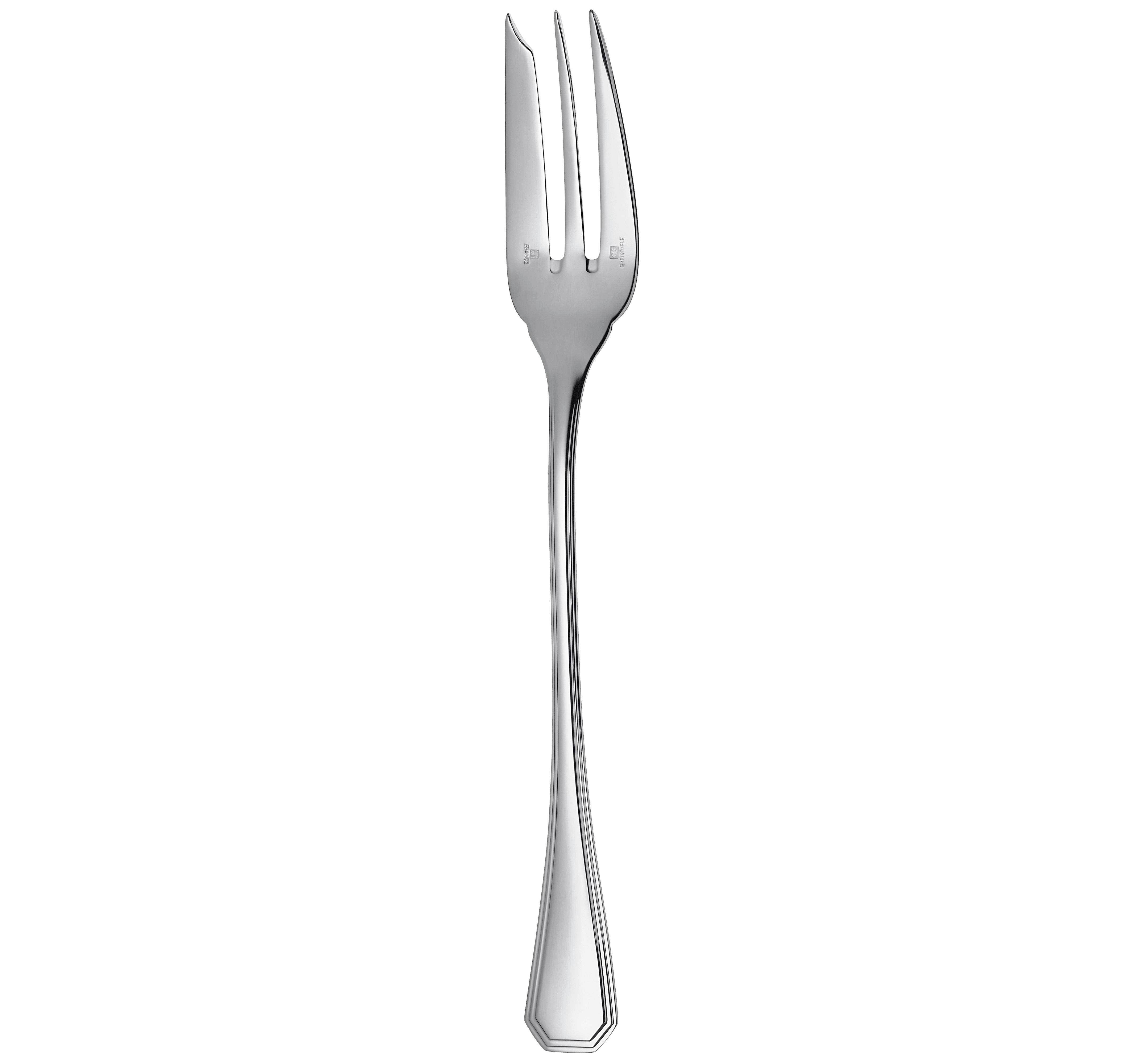 Premium Silver Plated Serving Fork - Elegant Flatware for Dinner Parties, Buffets & Formal Dining | American Made Stainless Steel Utensil Set