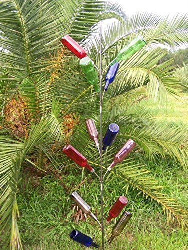 Southern Mini Wine Bottle Tree Combo - 13 & 16 Bottle Set (2 Trees) | Free Shipping | Summer Sale | Perfect for Garden Decor & Outdoor Party Decorations