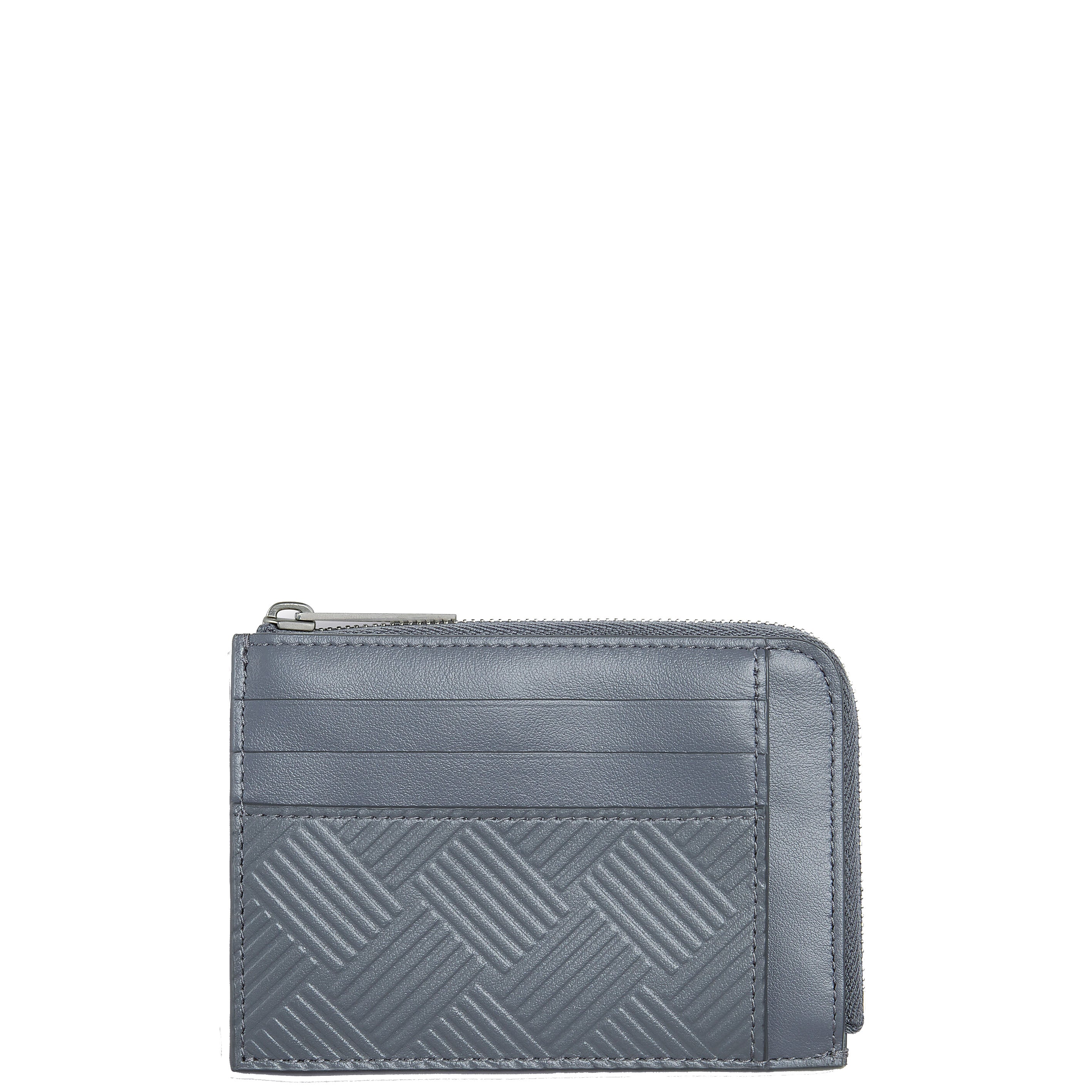 Premium Leather Card Holder with Debossed Thunder Design - Slim RFID Blocking Wallet for Men & Women - Perfect for Travel, Business, and Everyday Use