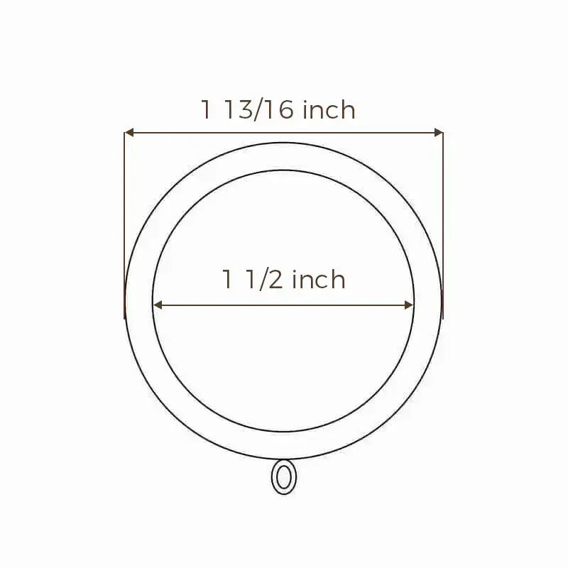 32 Pack Rod Eyelets Rings - Heavy Duty Stainless Steel Grommets for DIY Projects, Tarps, Banners, and Marine Applications