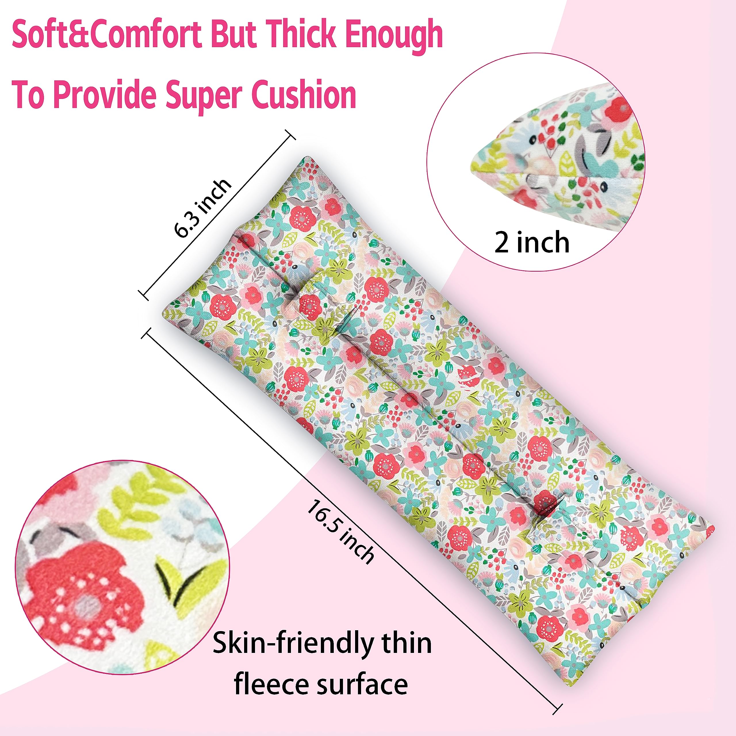 Post-Surgery Recovery Pillow for Mastectomy, Hysterectomy & C-Section – Comfortable Seat Belt Cushion with Ice Pockets – Essential Post-Op Gift for Women – Perfect for Car Rides, Resting & Pain Relief