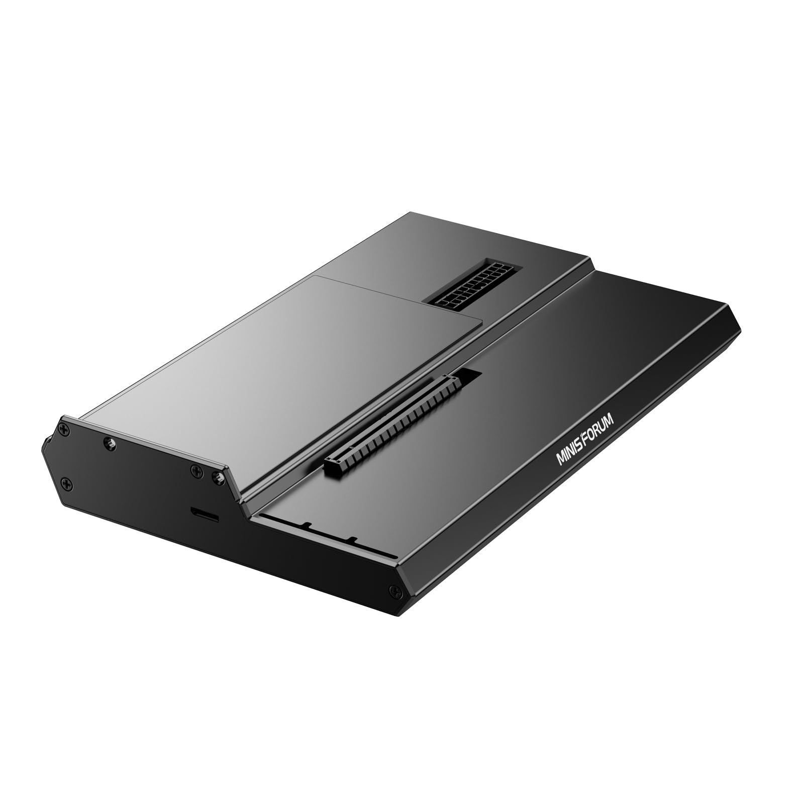 MINISFORUM DEG1 External GPU Dock Station - Mini eGPU Enclosure for RTX 4090 & AMD RX 7900 XTX, Supports ATX/SFX Power Supplies with Oculink Interface - Perfect for Gaming, Video Editing & 3D Rendering Workstations