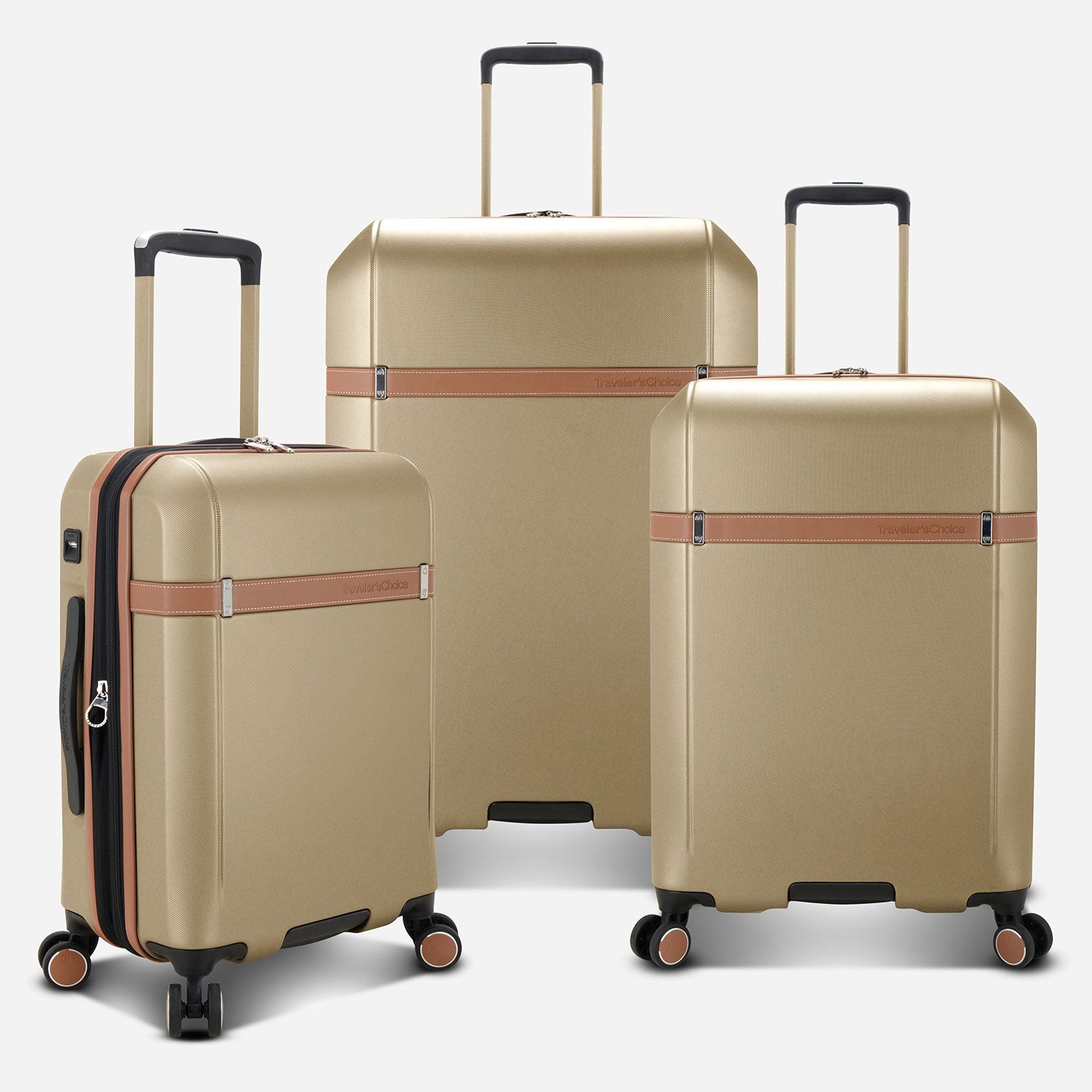 Premium Candlewood 3-Piece Luggage Set with Spinner Wheels - Lightweight Expandable Suitcase for Travel, Business & Vacation (Black) - Perfect for Airplane Carry-On & Checked Baggage
