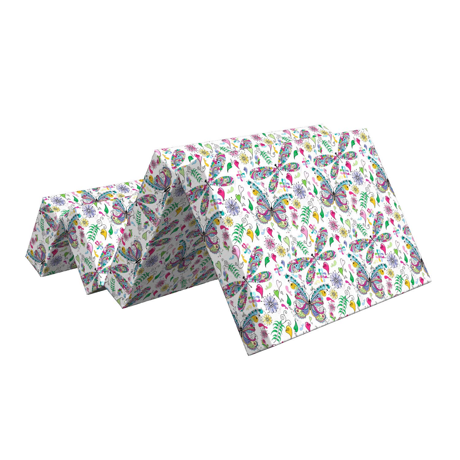 Ambesonne Butterfly Foldable Mattress - 74.8