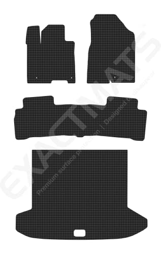 2 Front & 1 Uni-Rear & Cargo (Seats Up) / Trunk Mats