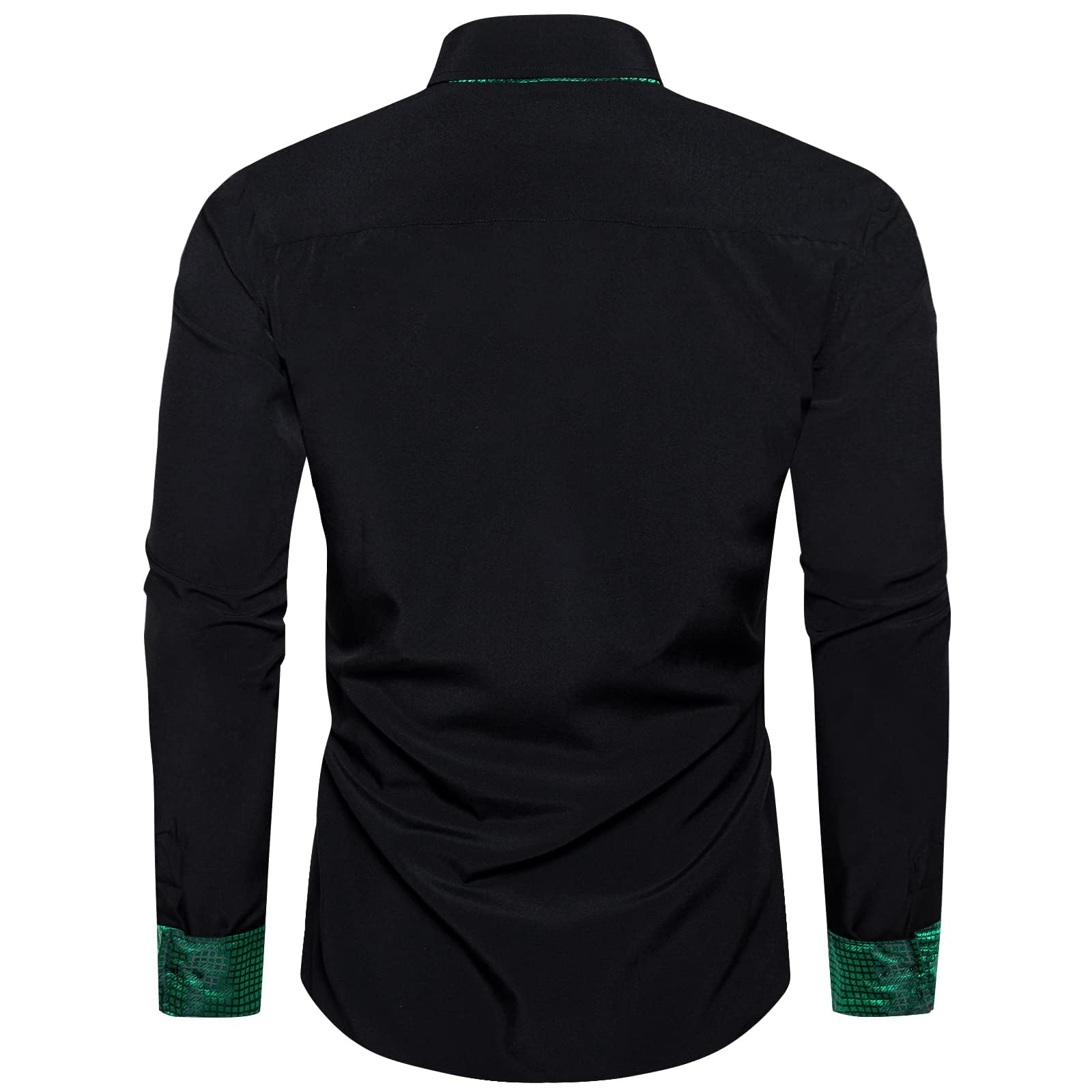 DiBanGu Men's Button Down Dress Shirts - Long Sleeve Casual & Formal Cotton Shirt with Contrast Inner Lining | Business Office Wear & Smart Casual Outfits