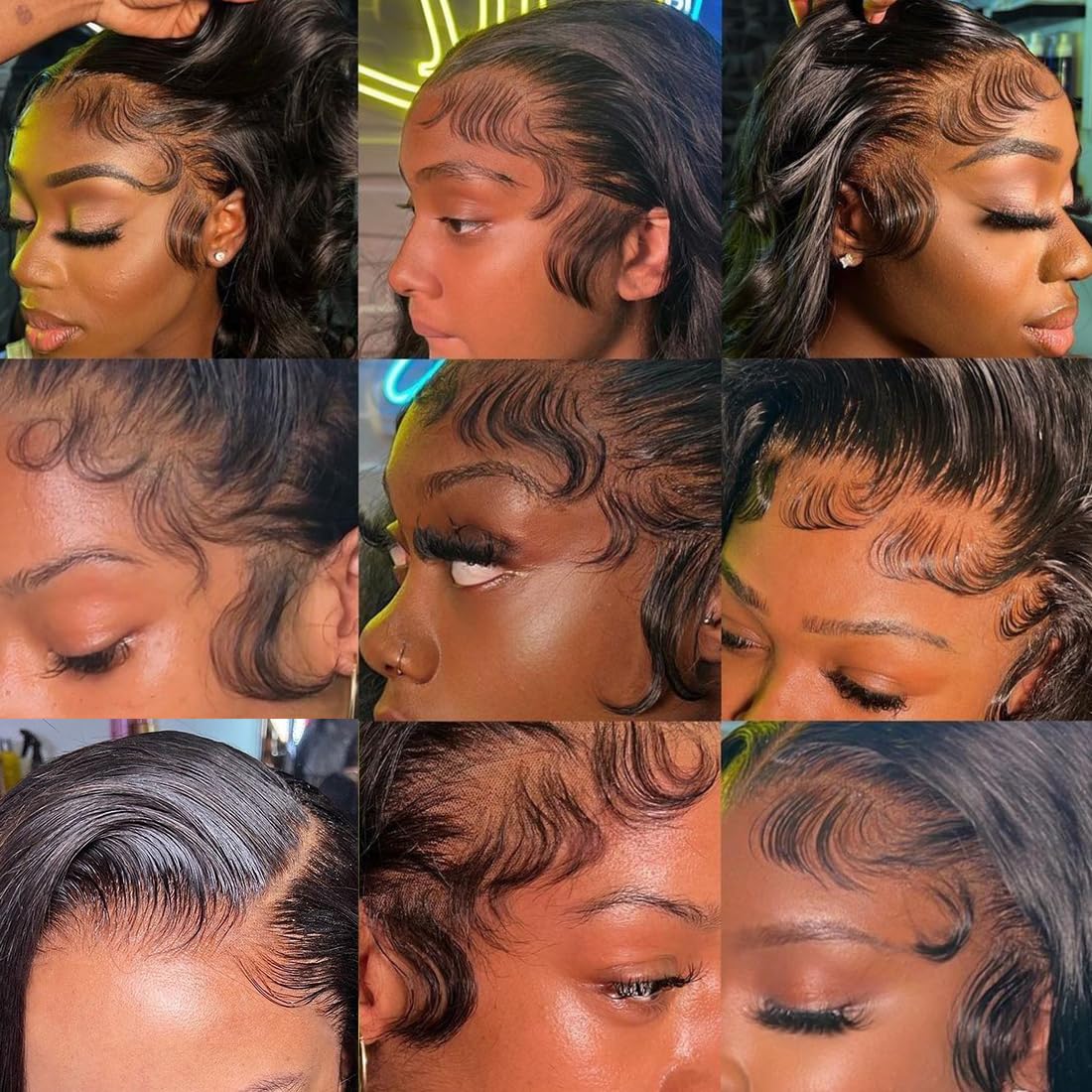 13x4 Body Wave Lace Front Wigs Human Hair 180% Density HD Lace Frontal Wigs for Women - 9A Glueless Pre-Plucked with Baby Hair, 38 Inch - Perfect for Daily Wear, Parties & Special Occasions