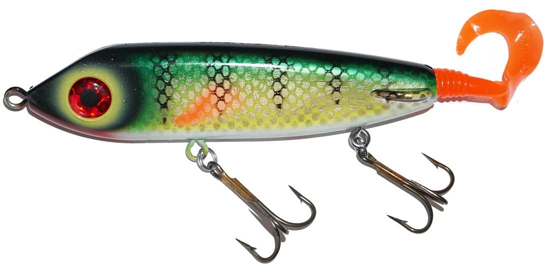 Drifter SQUIRRELY Hellpuppy Glide Bait Fishing Lure - Topwater Bass Fishing Bait for Freshwater & Saltwater - Perfect for Kayak Fishing and Tournament Angling
