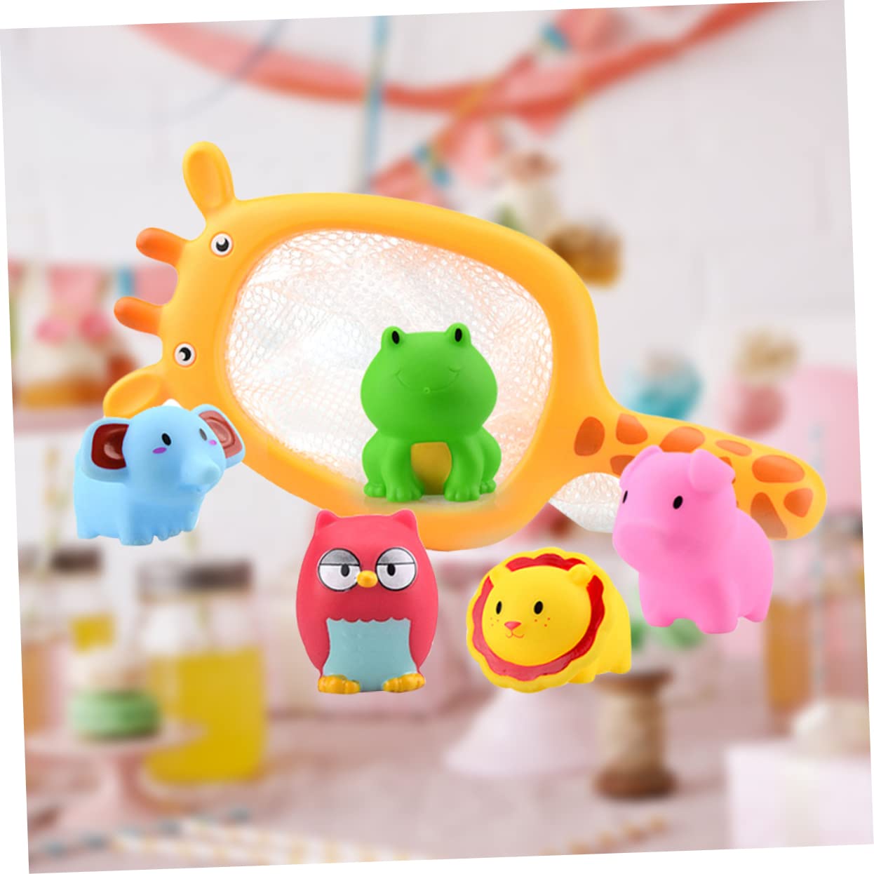 FAVOMOTO 18 Pcs Fishing Toy Set for Kids - Floating Bath Toys with Magnetic Fishing Rod - Perfect for Bathtime, Pool Play & Early Learning Fun