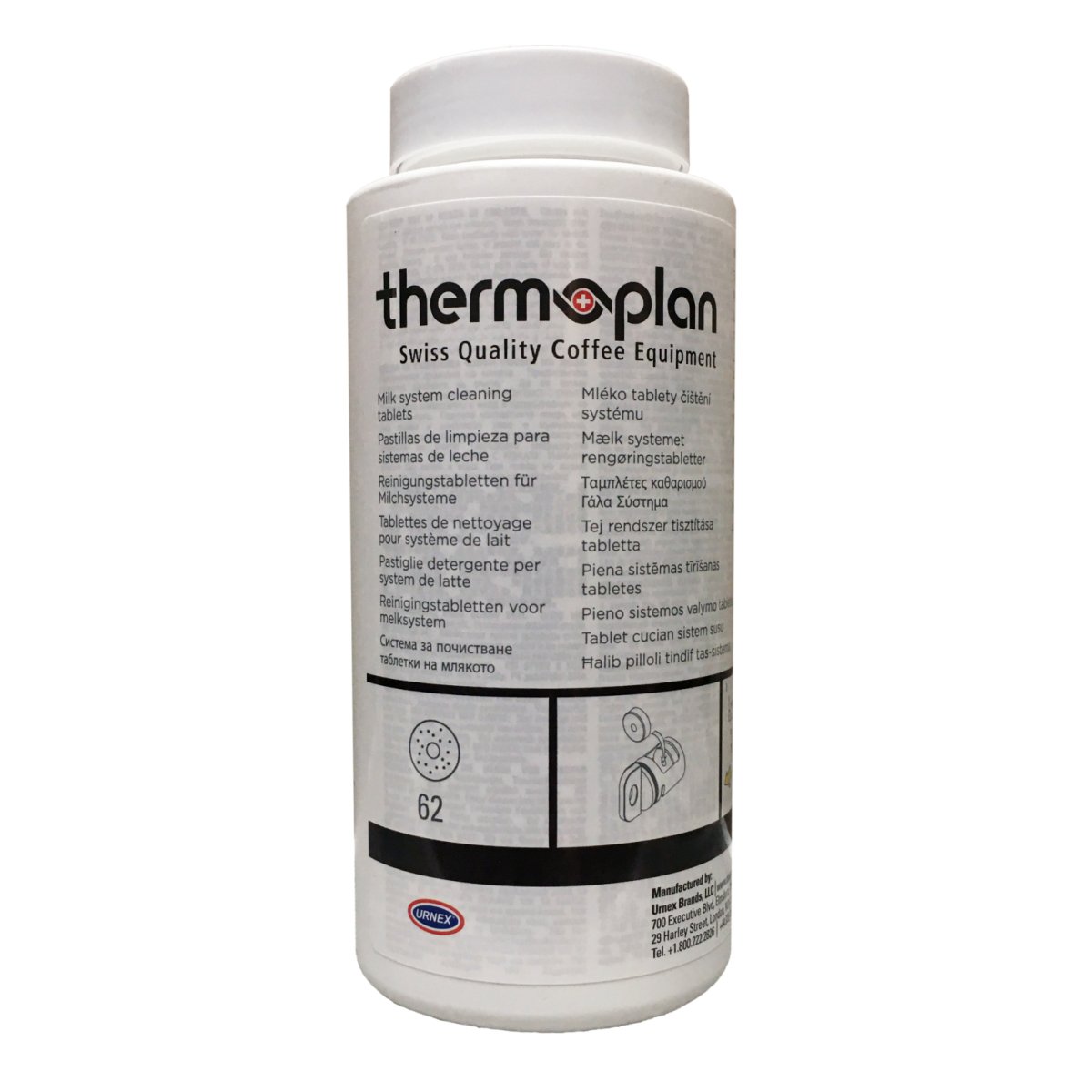 Urnex Thermoplan Milk System Cleaning Tablets - Professional Coffee Machine Cleaner for Espresso & Cappuccino Makers - Perfect for Home & Cafe Use
