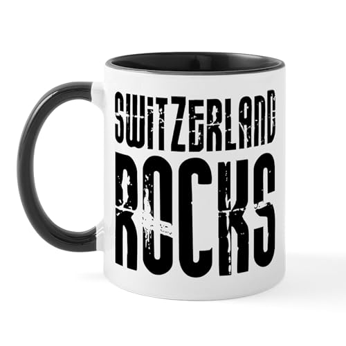 White/Black Inside - Switzerland Rocks Mug