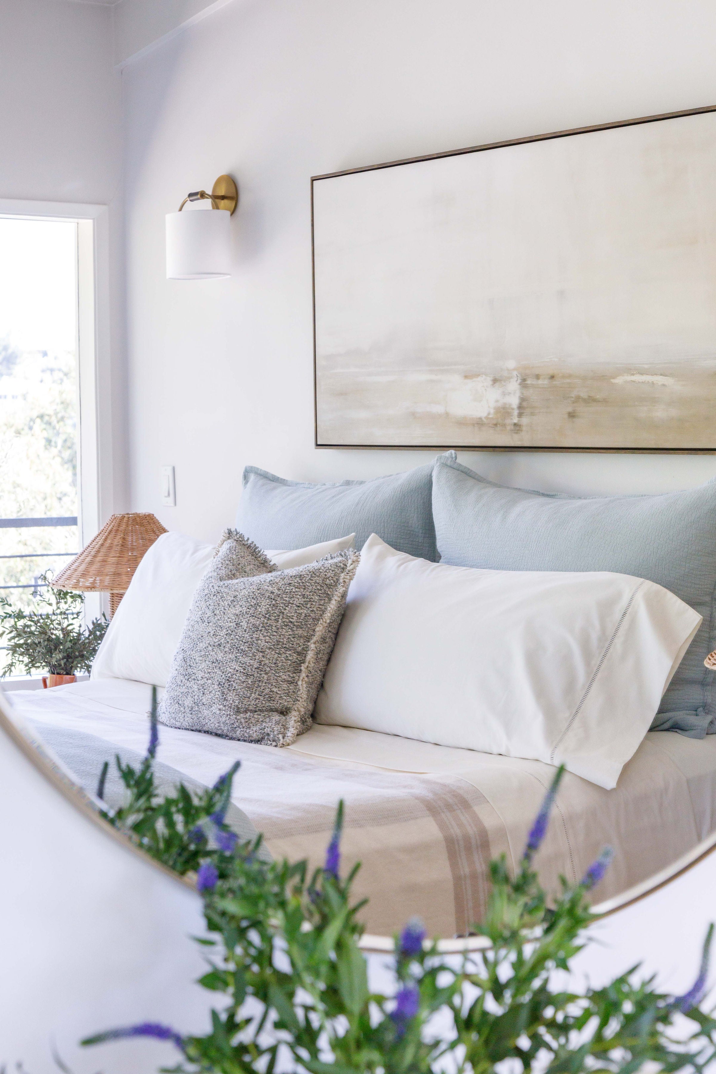 Waverly Oversized Decorative Pillow with Insert - Perfect for Living Room Sofa, Bedroom Decor & Cozy Home Styling