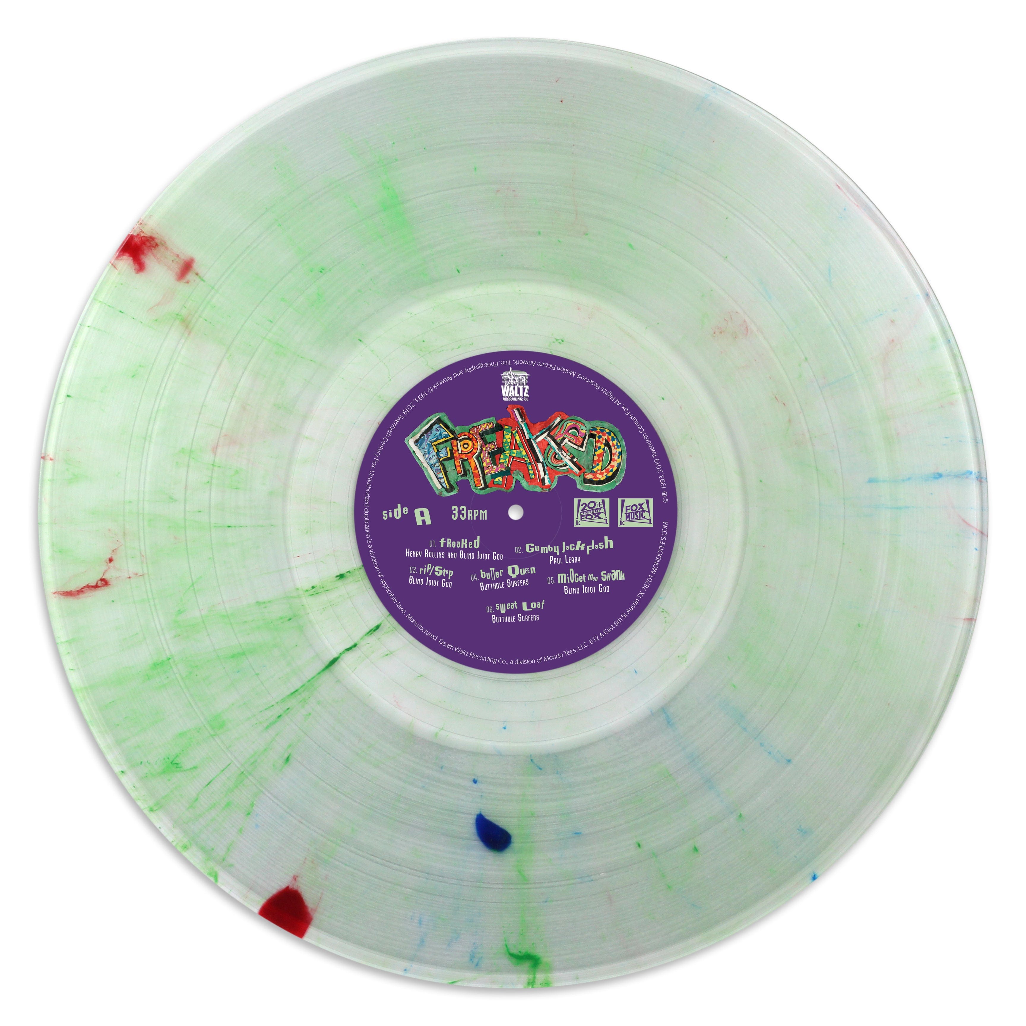 Freaked – Original Motion Picture Soundtrack 2XLP Vinyl Record | Limited Edition Movie Score Collector's Item | Perfect for Film Buffs & Vinyl Enthusiasts