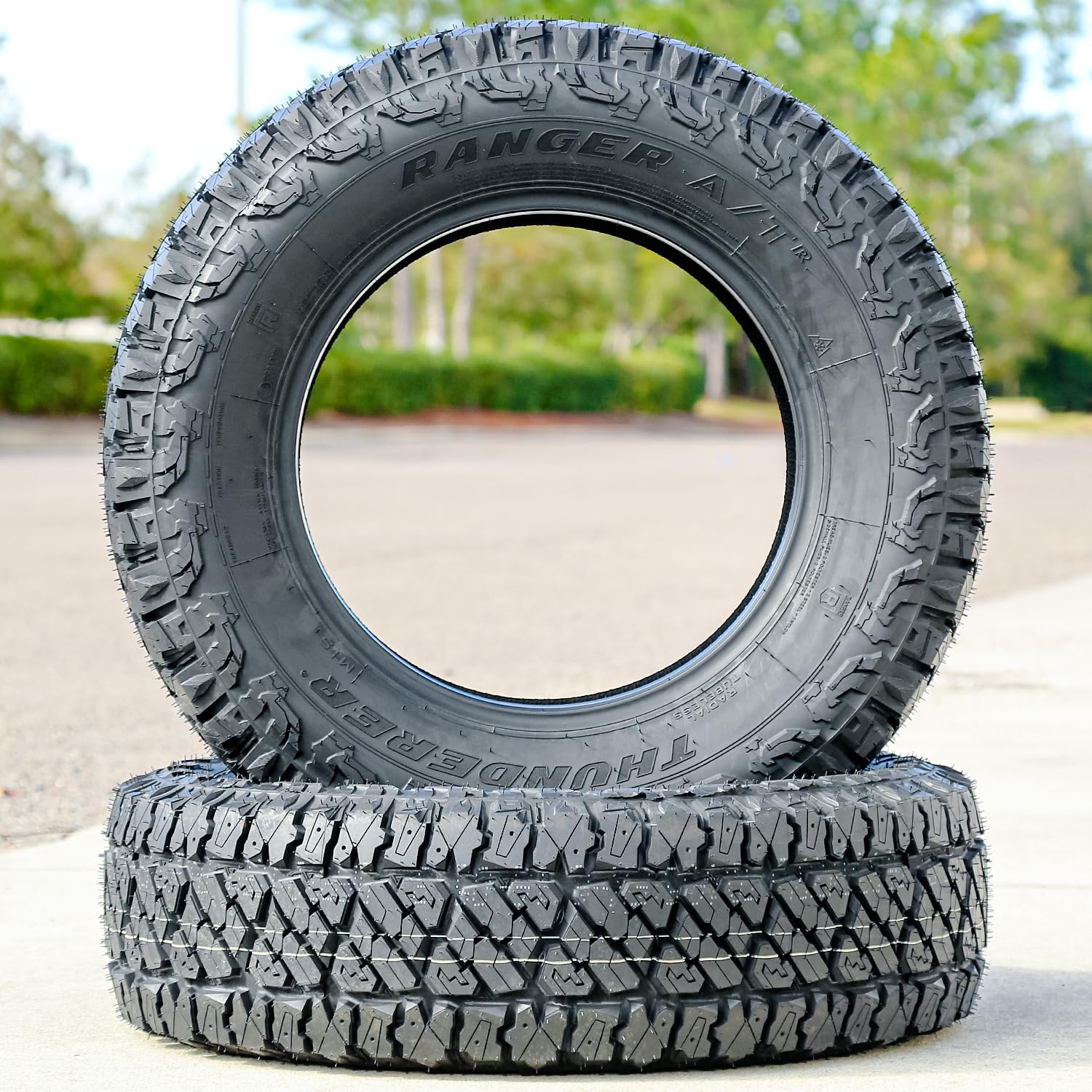 LT225/75R16 E RANGER A/TR All-Terrain Tire - 10 Ply Load Range E - Durable Off-Road & Highway Use - Perfect for Trucks, SUVs & Commercial Vehicles