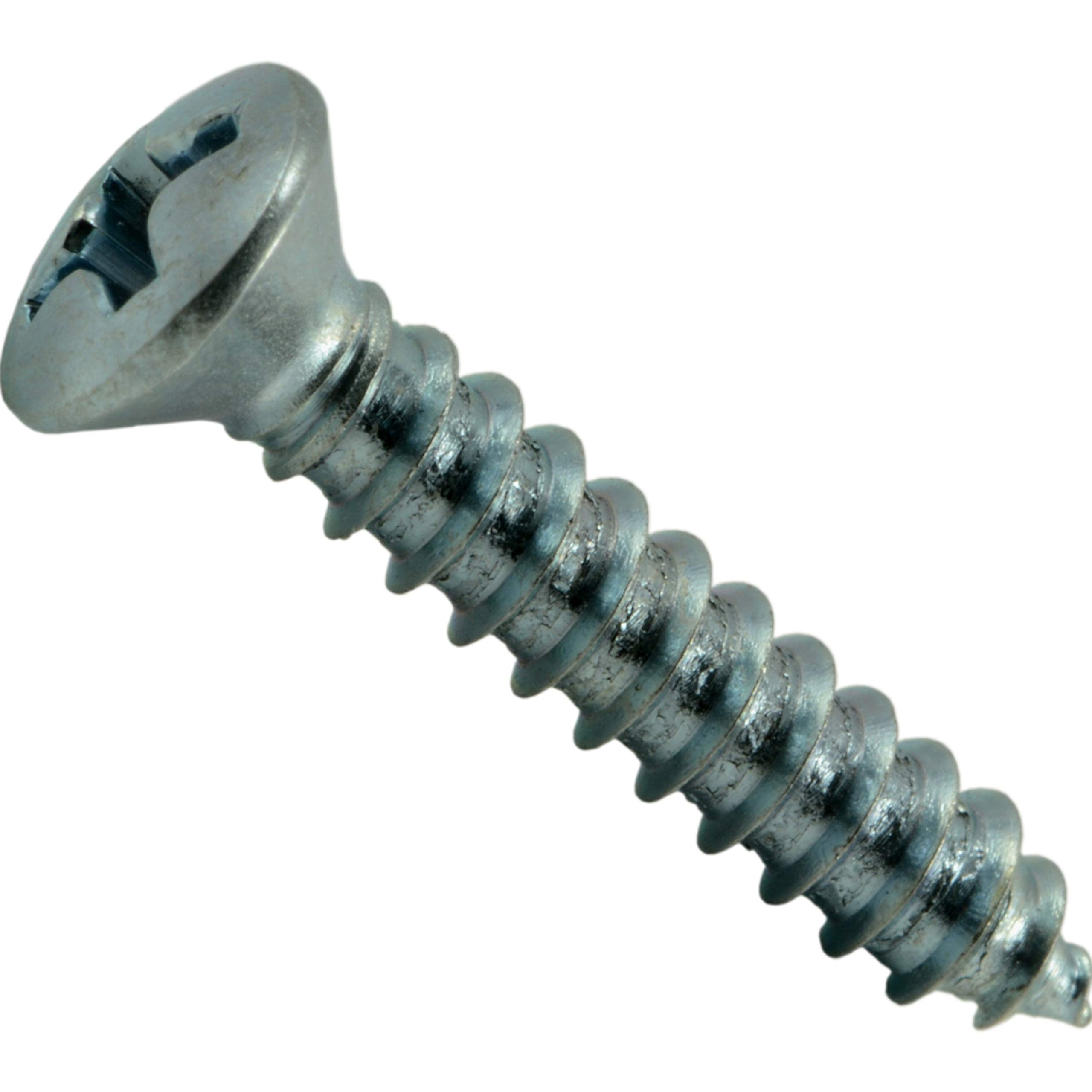 Phillips Oval Head Sheet Metal Screws 6 x 3/4 Inch - 50 Pack for Metal Roofing, HVAC, and DIY Projects