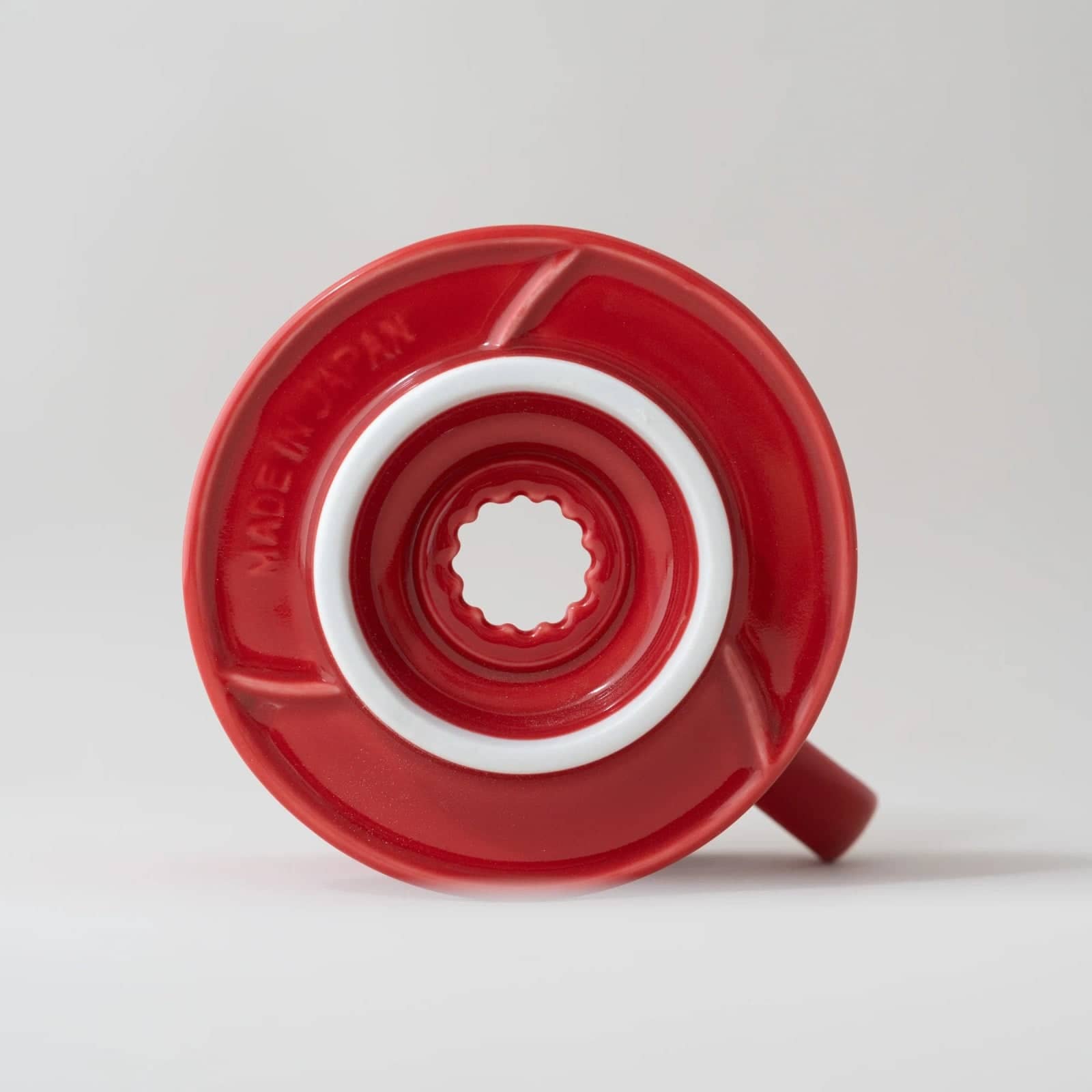 Hario V60 02 Red Ceramic Coffee Dripper - Premium Pour Over Coffee Maker for Home Brewing & Specialty Coffee Lovers