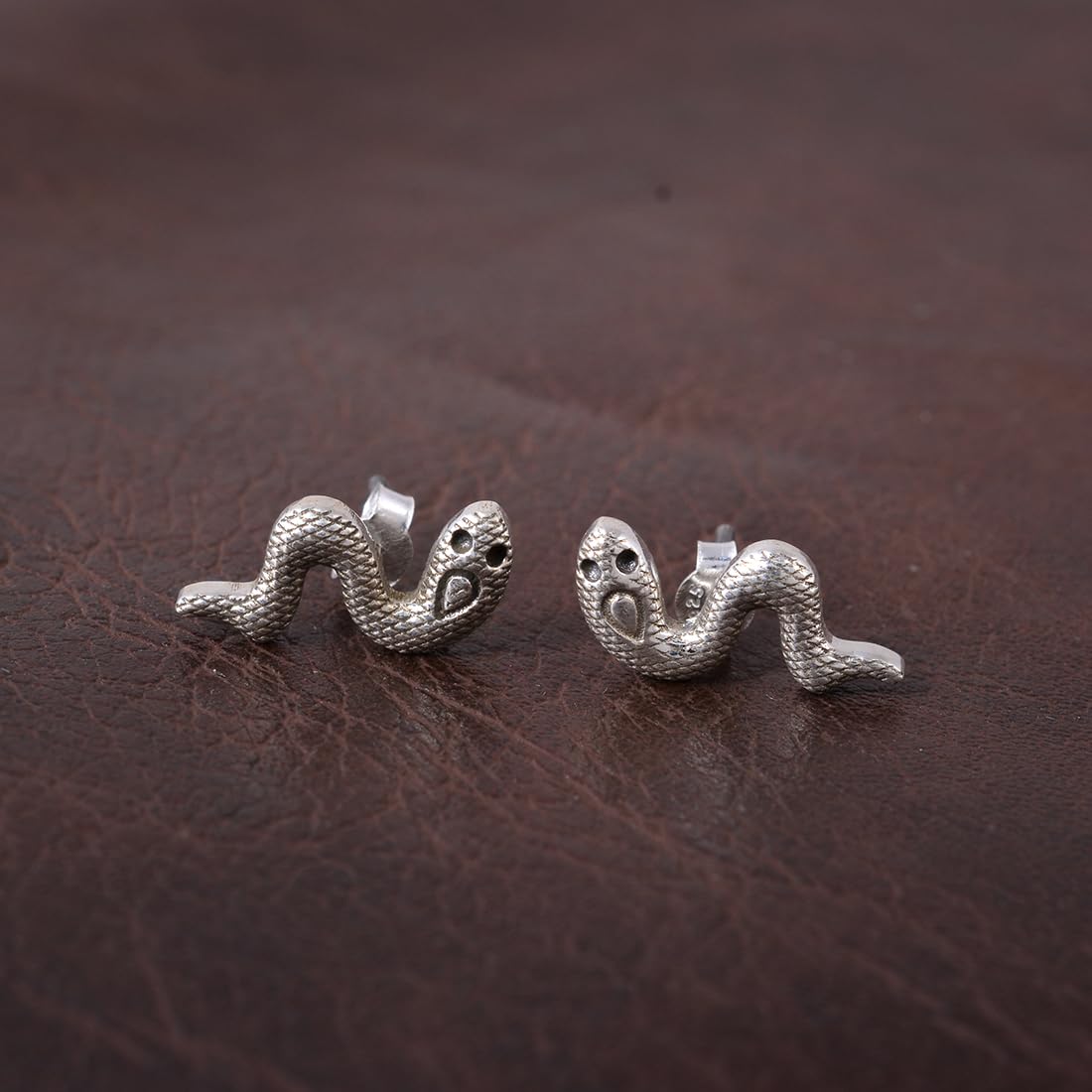 Punk Snake Stud Earrings for Women & Teens - Tiny Dainty Helix Earrings | Gothic Jewelry for Parties, Concerts & Everyday Wear