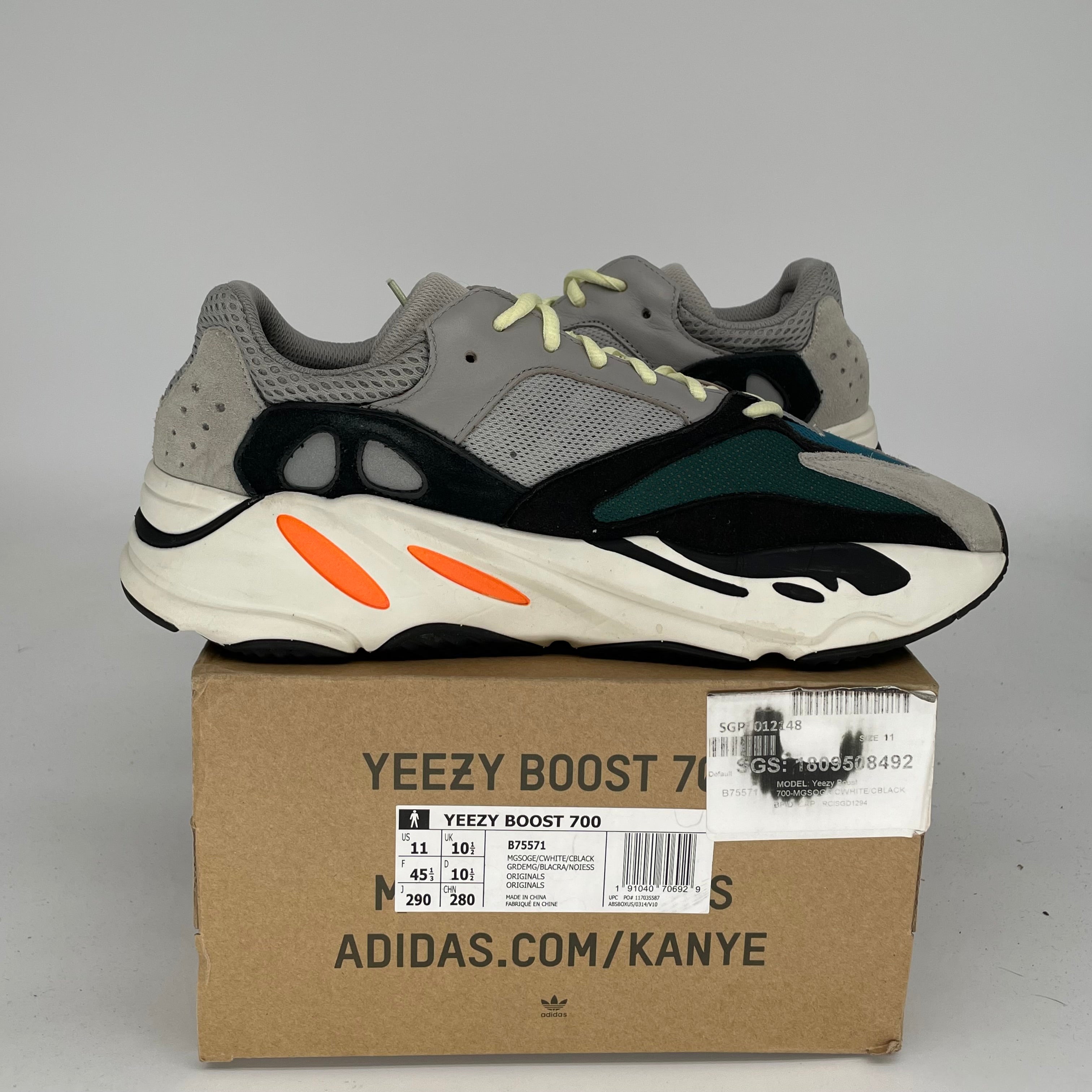 Adidas Yeezy 700 Wave Runner Sneakers - Men's Size 11 (B75571) | Comfortable Running Shoes for Jogging, Gym & Casual Wear
